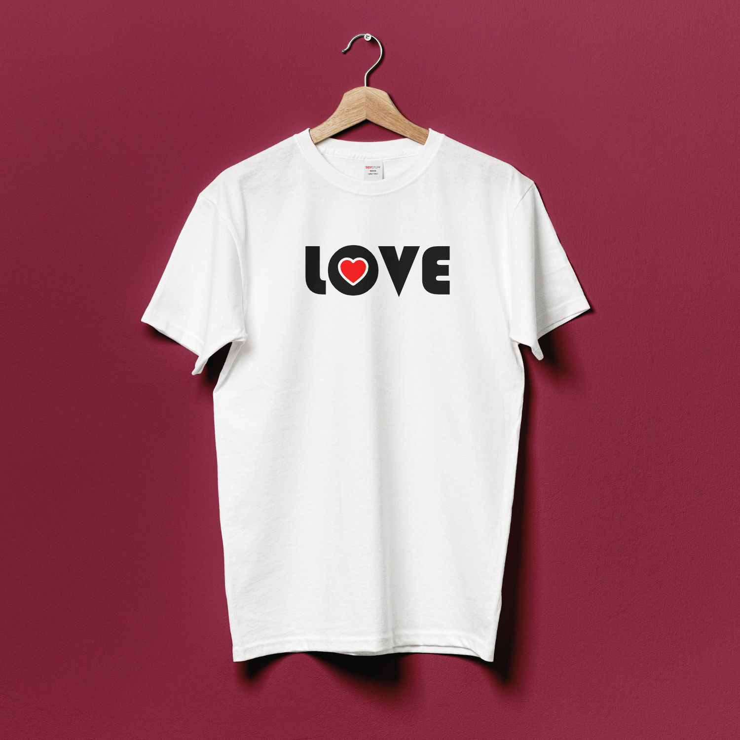 New retro-styled Love shirt