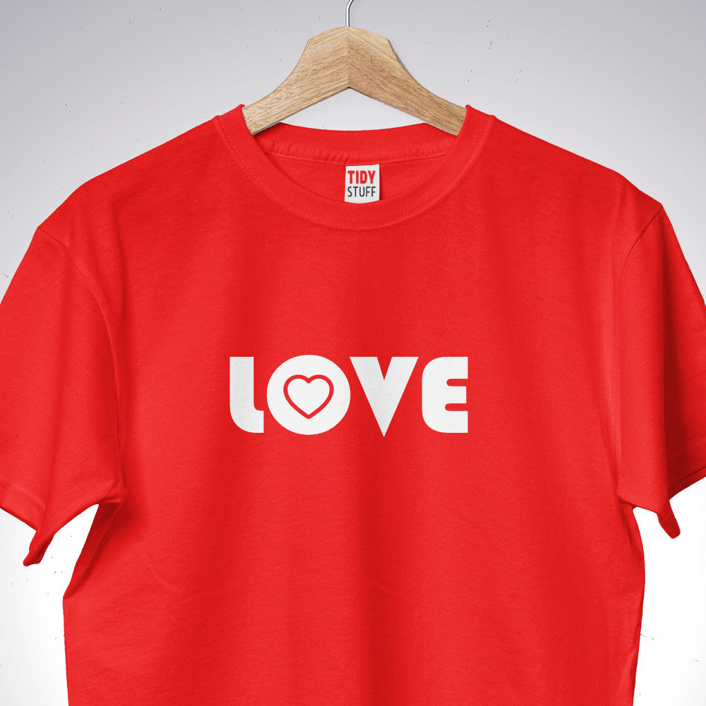 New retro-styled Love shirt
