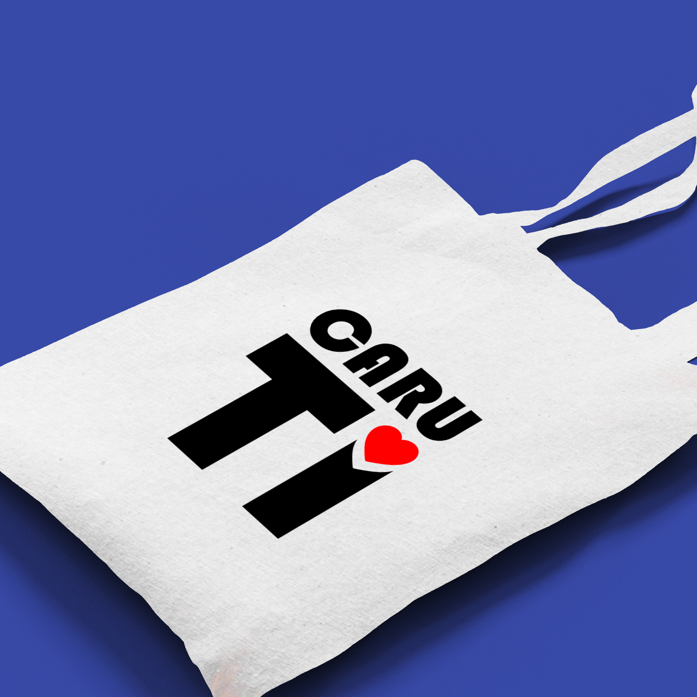 Retro style Caru Ti - Love You Classic Tote Shopping Bag