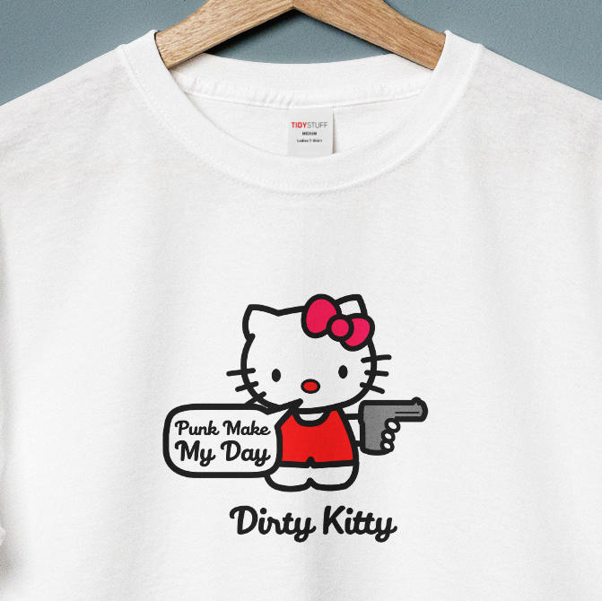 New Dirty Kitty - Hello Kitty shirt