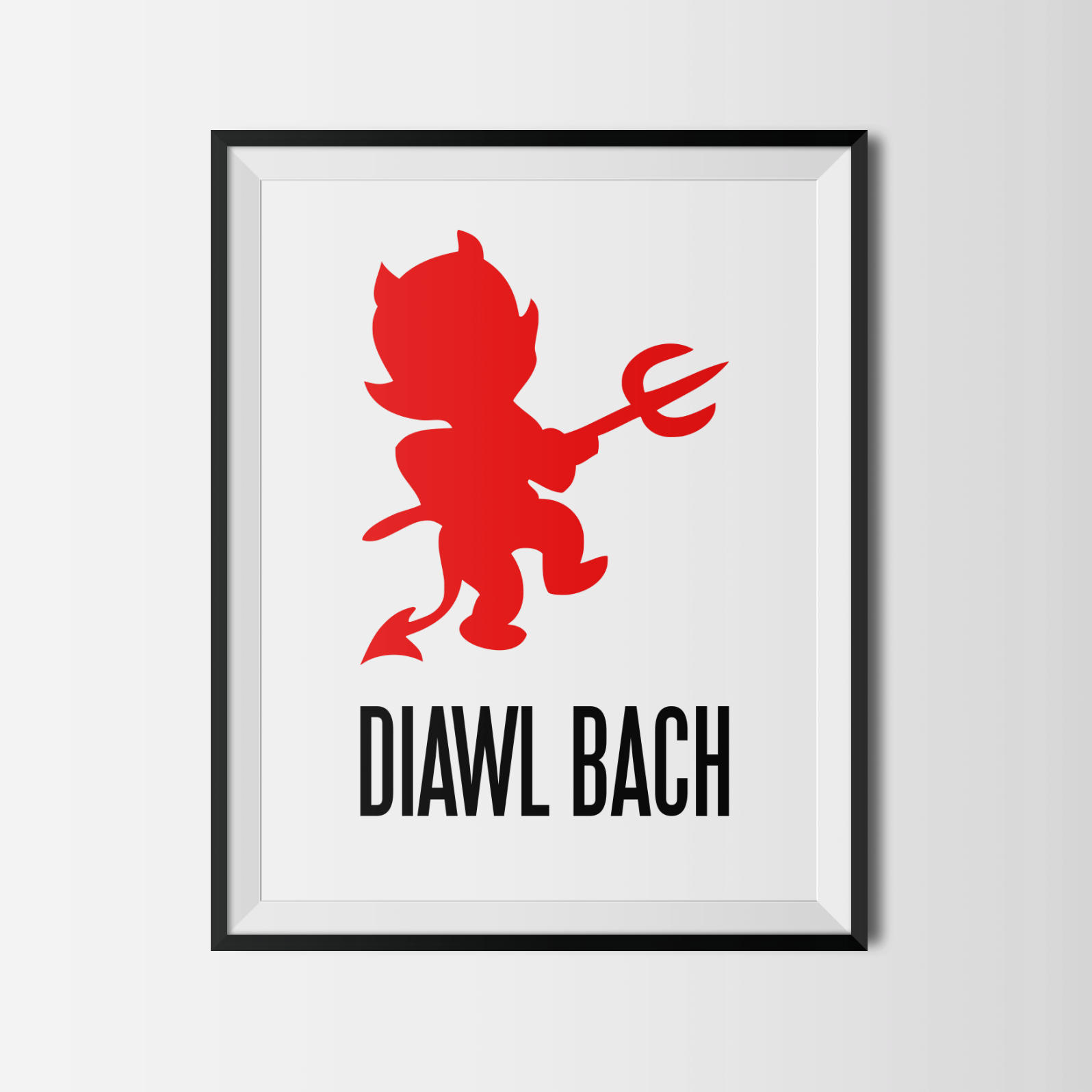 Diawl Bach - a Little Devil Poster