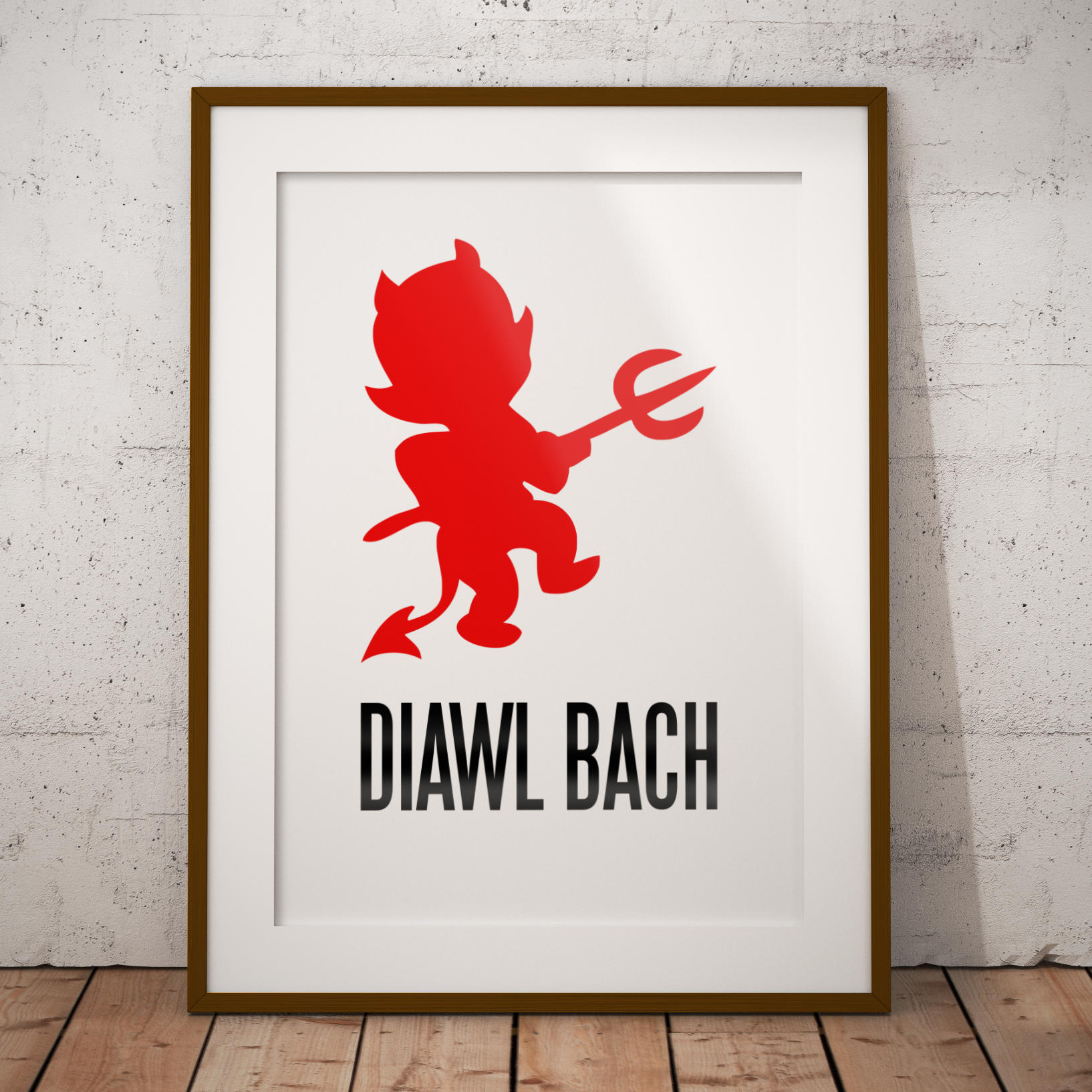 Diawl Bach - a Little Devil Poster