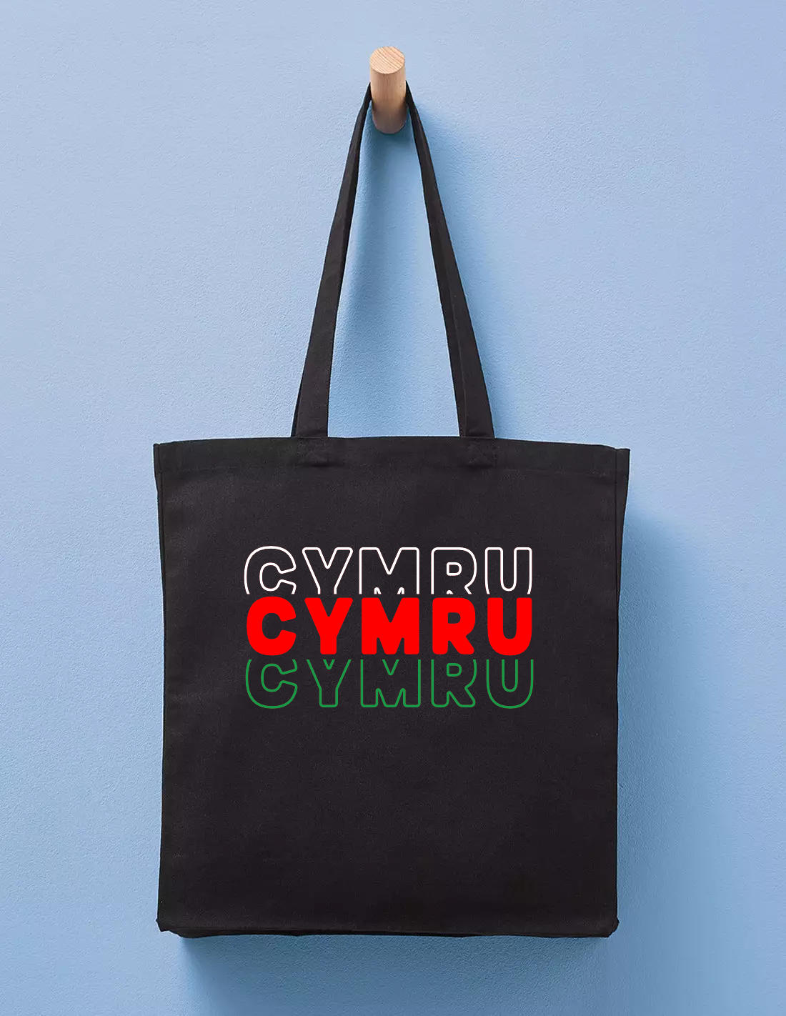 100% Recycled cotton CYMRU - Wales Tote Bag