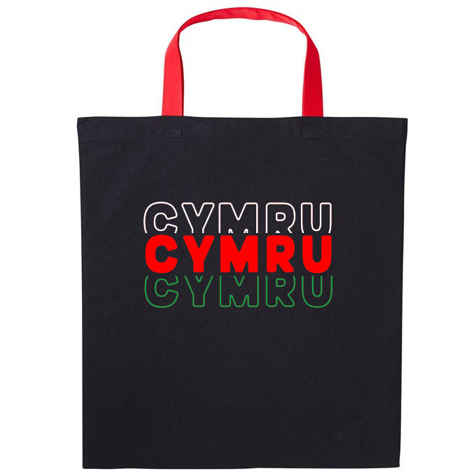 CYMRU Varsity Cotton Shopper Short Handle
