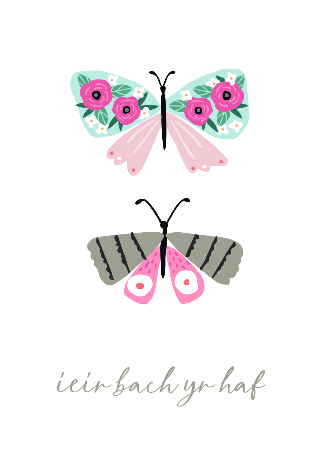 Ieir Bach Yr Haf Butterflies Poster