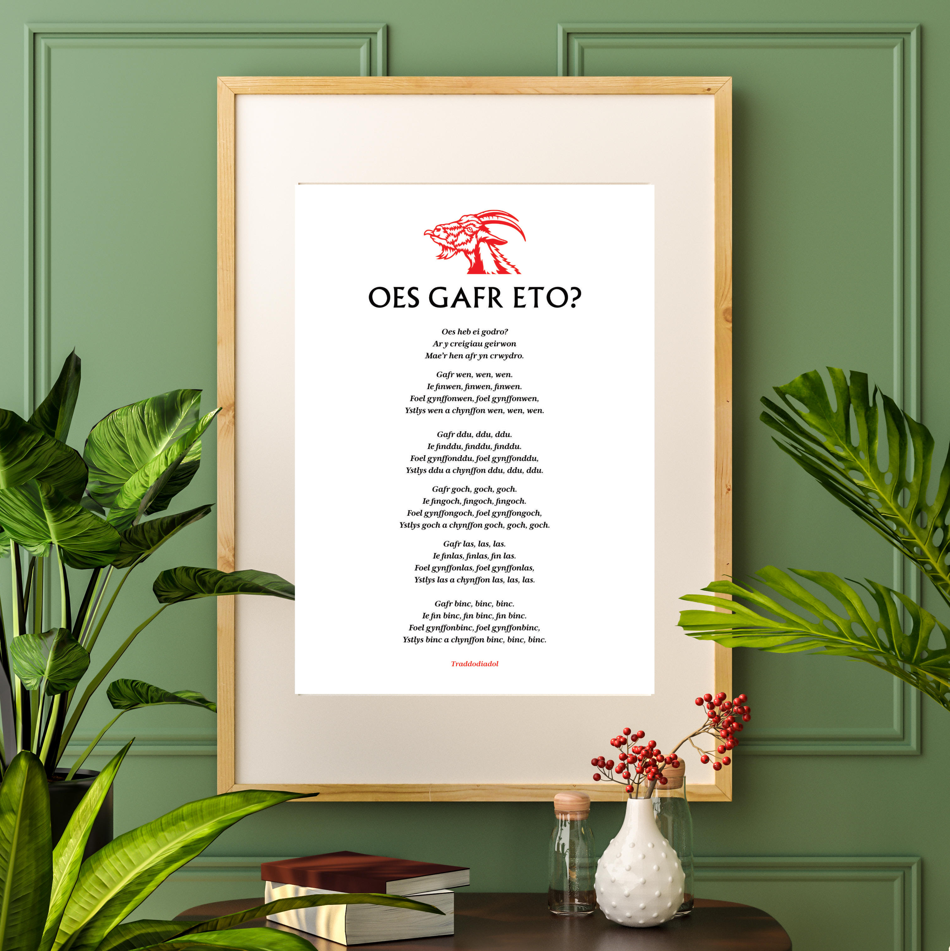 Oes Gafr Eto? Poster