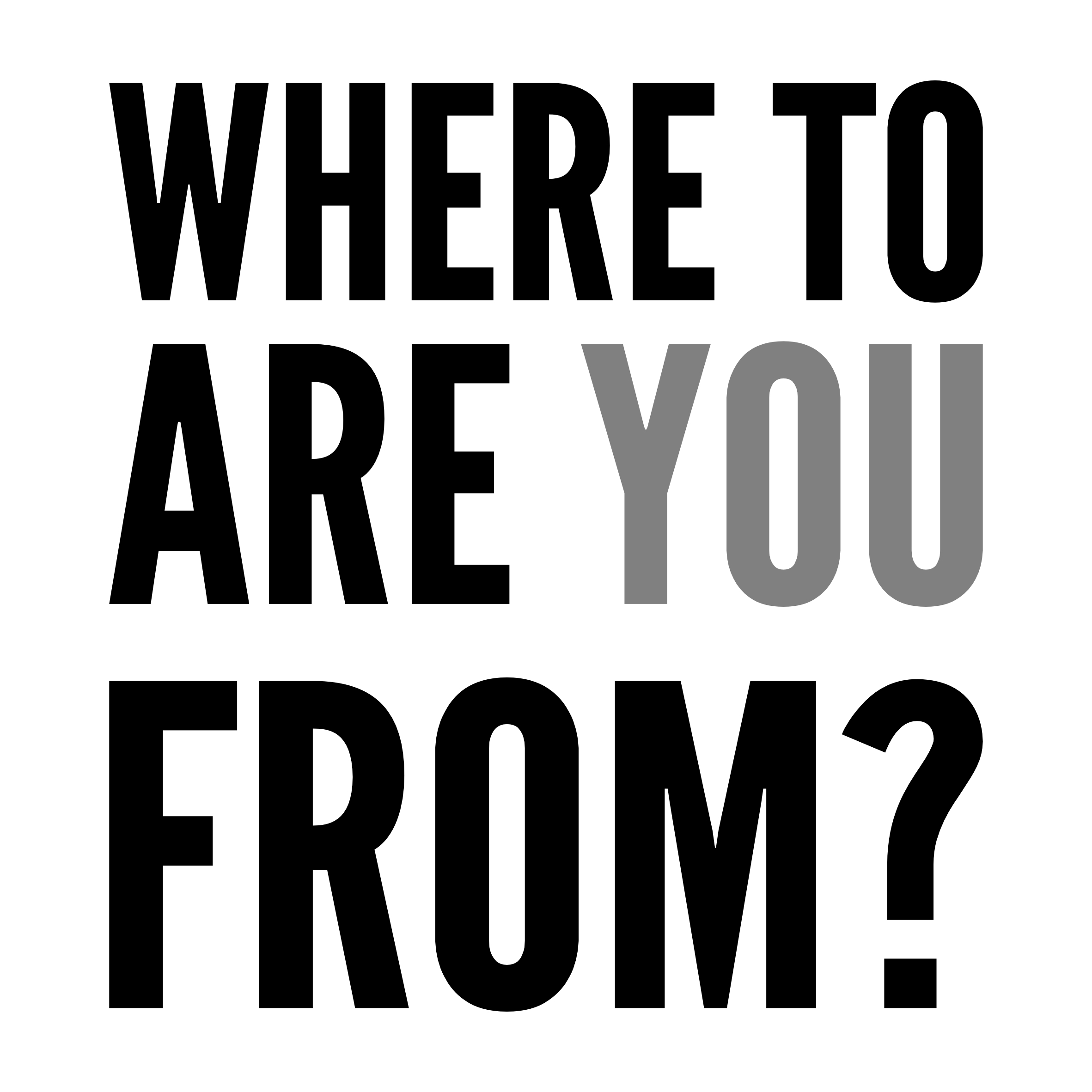 Where To Are You From? Mug