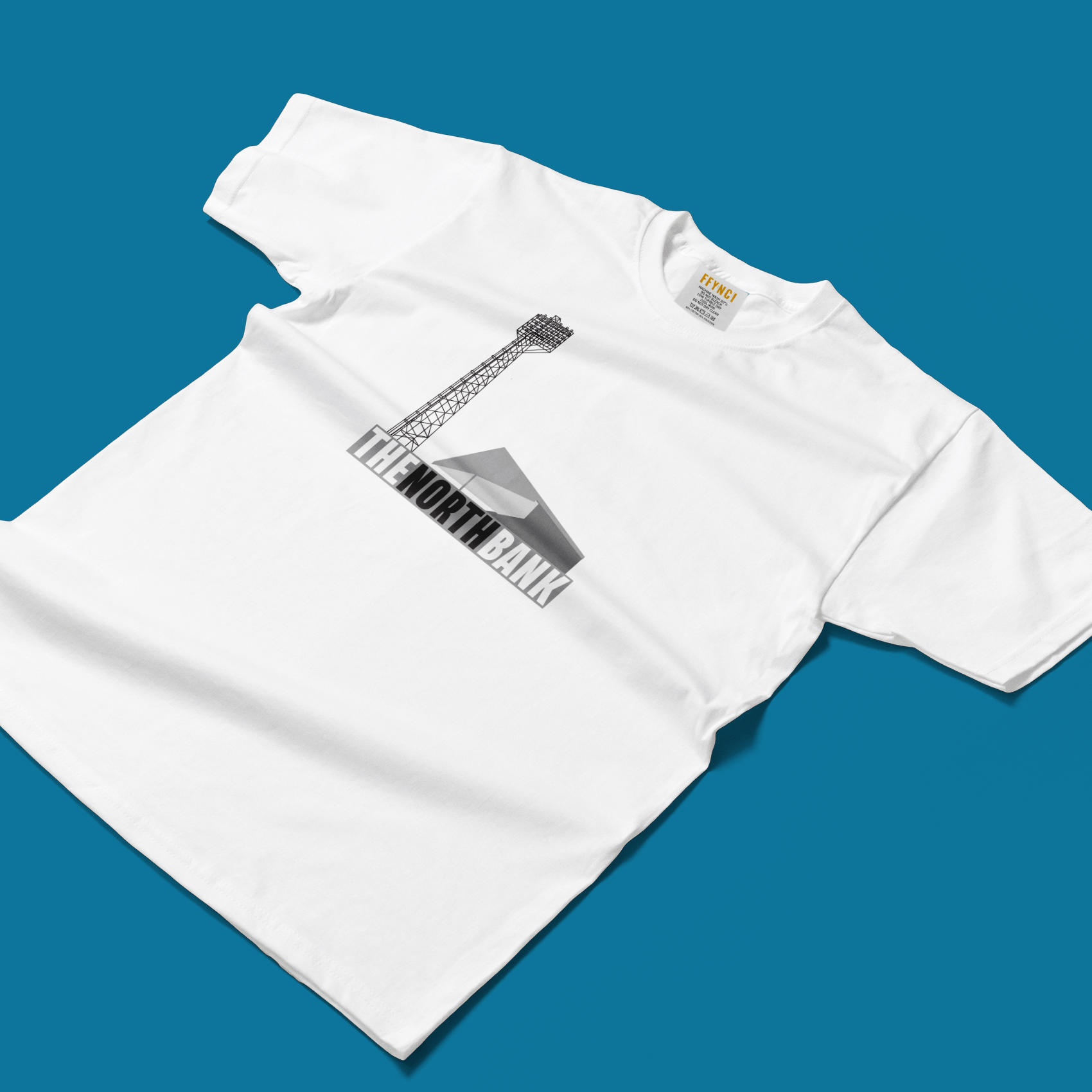 The North Bank T Shirt Black Vetch Field