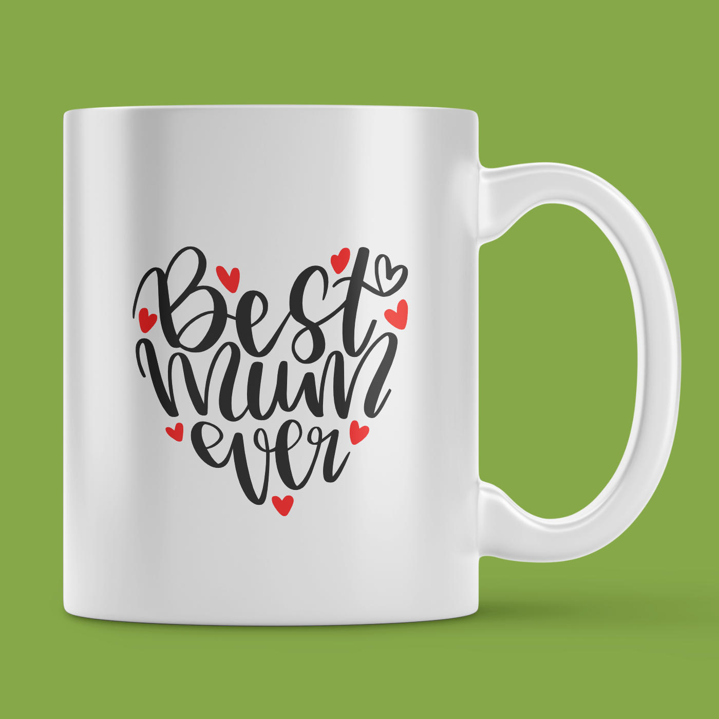 Best Mum Ever Mug | Ideal for Mothers Day | Heart Design