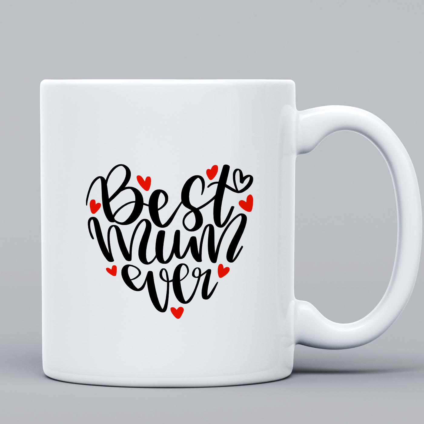 Best Mum Ever Mug | Ideal for Mothers Day | Heart Design