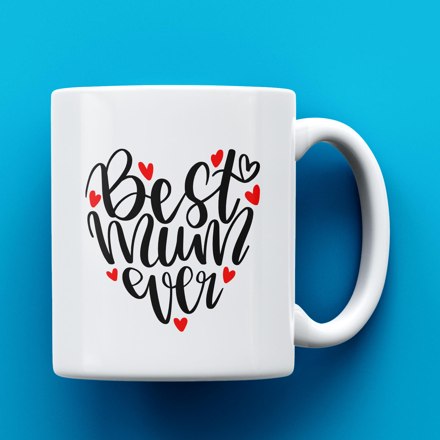 Best Mum Ever Mug | Ideal for Mothers Day | Heart Design