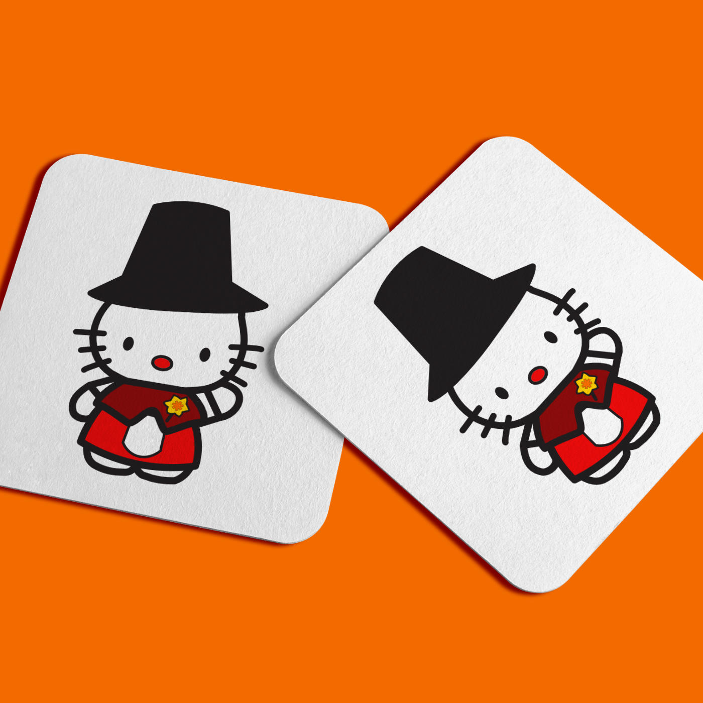 Welsh Lady Kitty Coaster