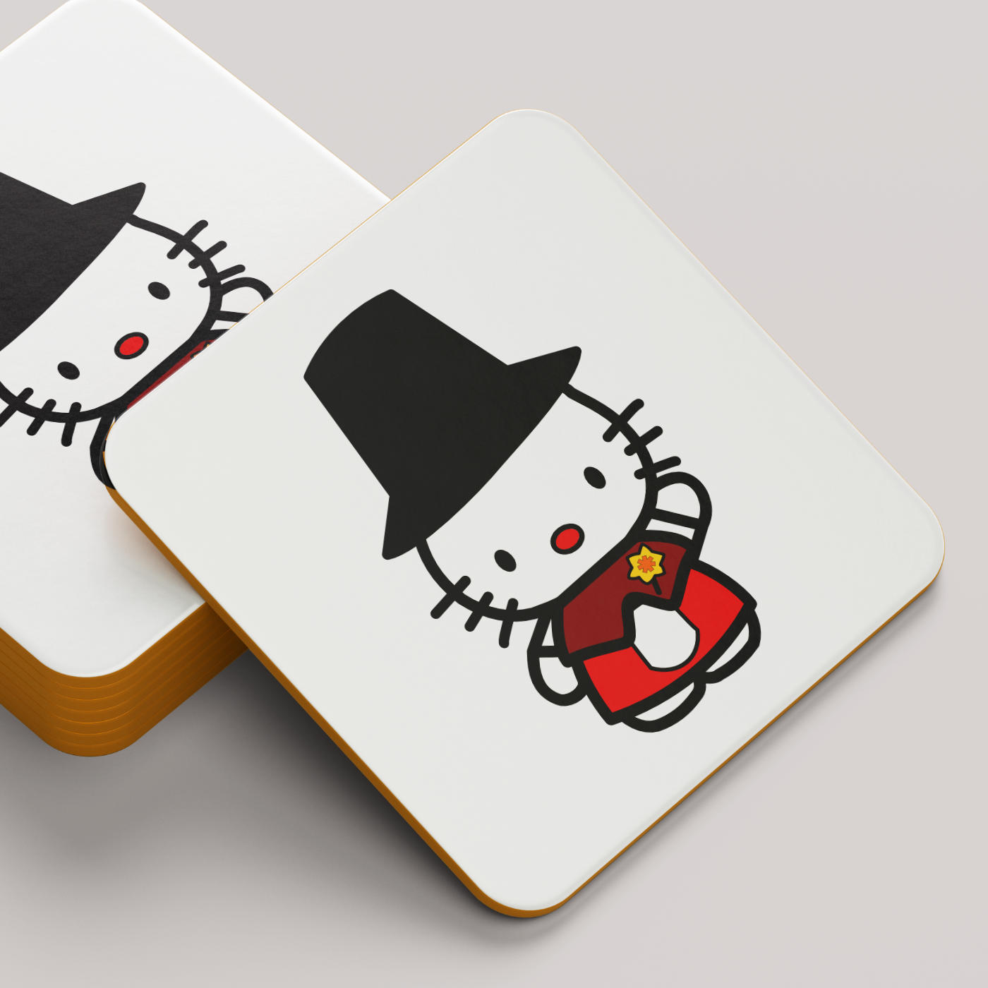 Welsh Lady Kitty Coaster