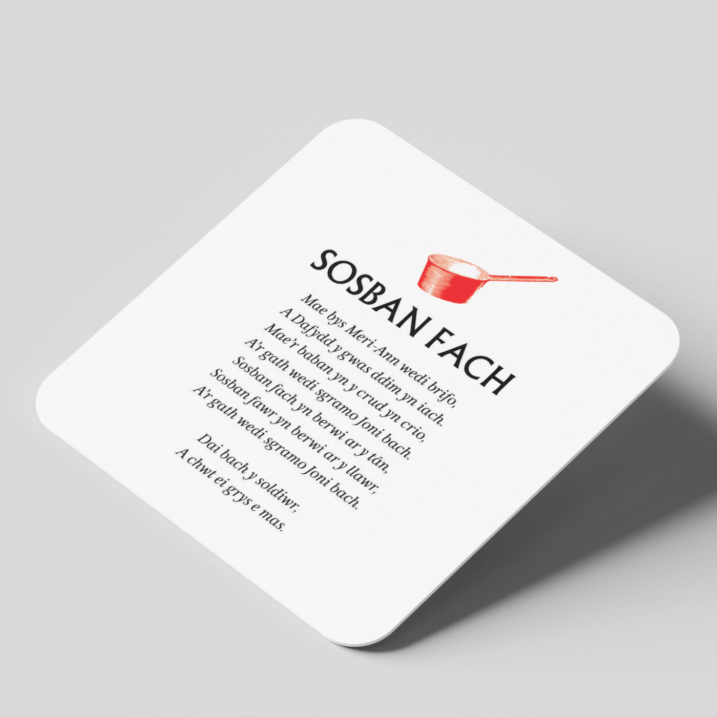 Sosban Fach Lyrics Coaster