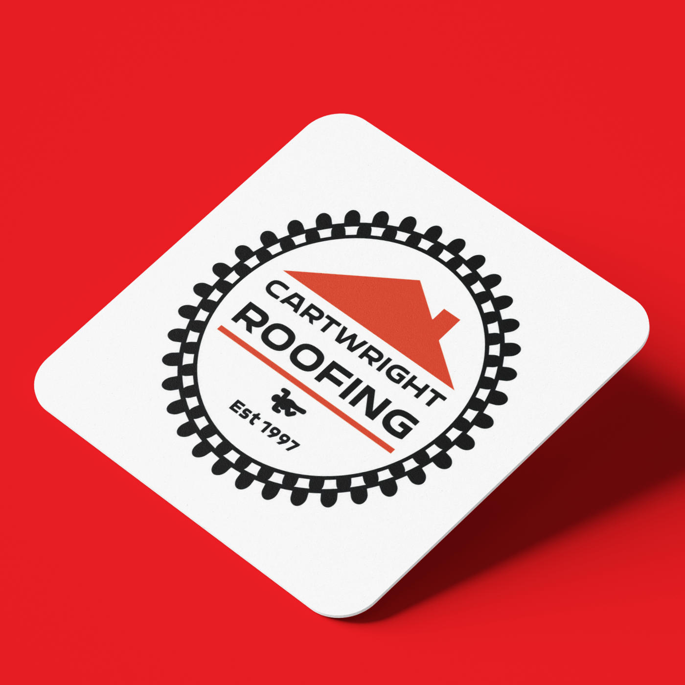 Cartwright Roofing Coaster