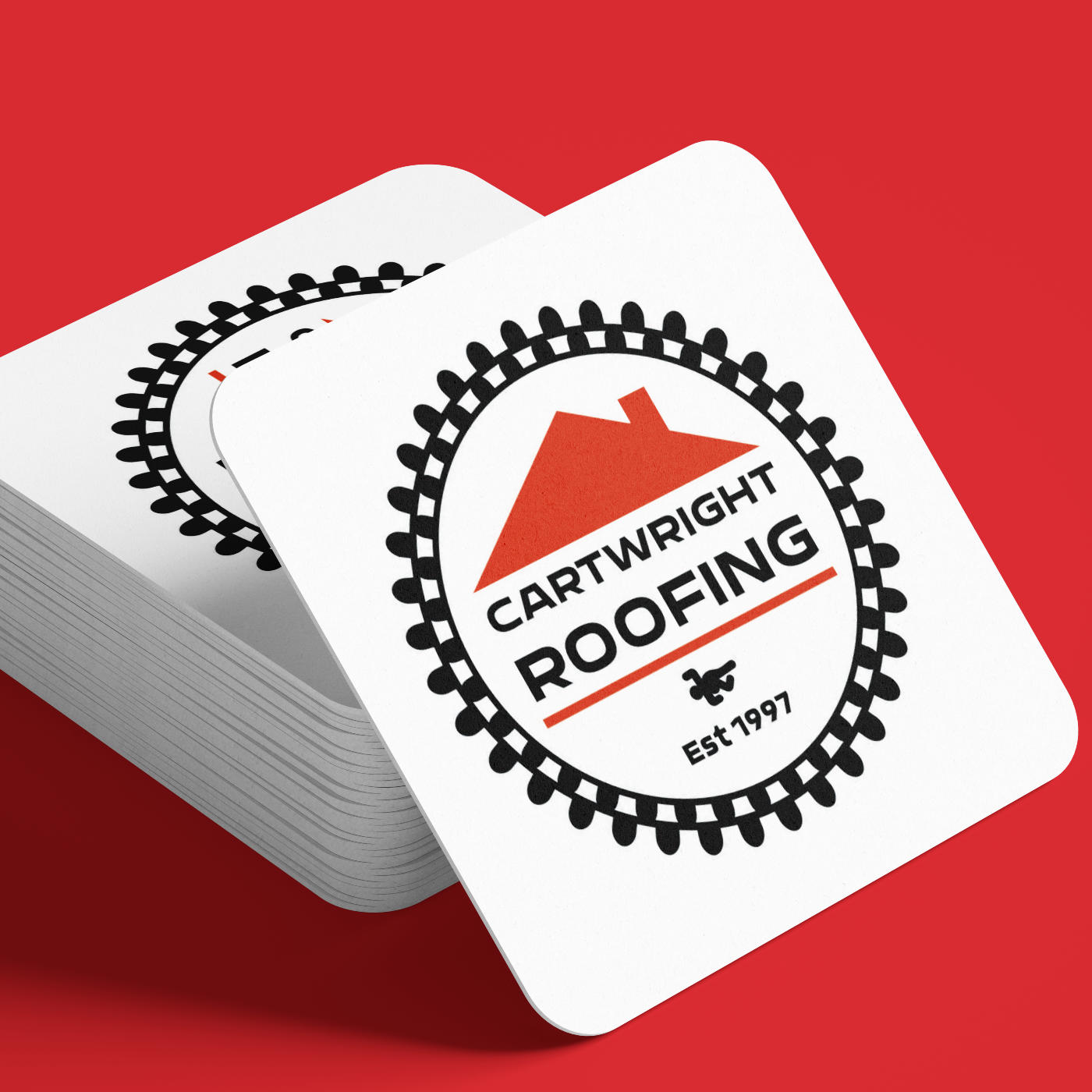 Cartwright Roofing Coaster