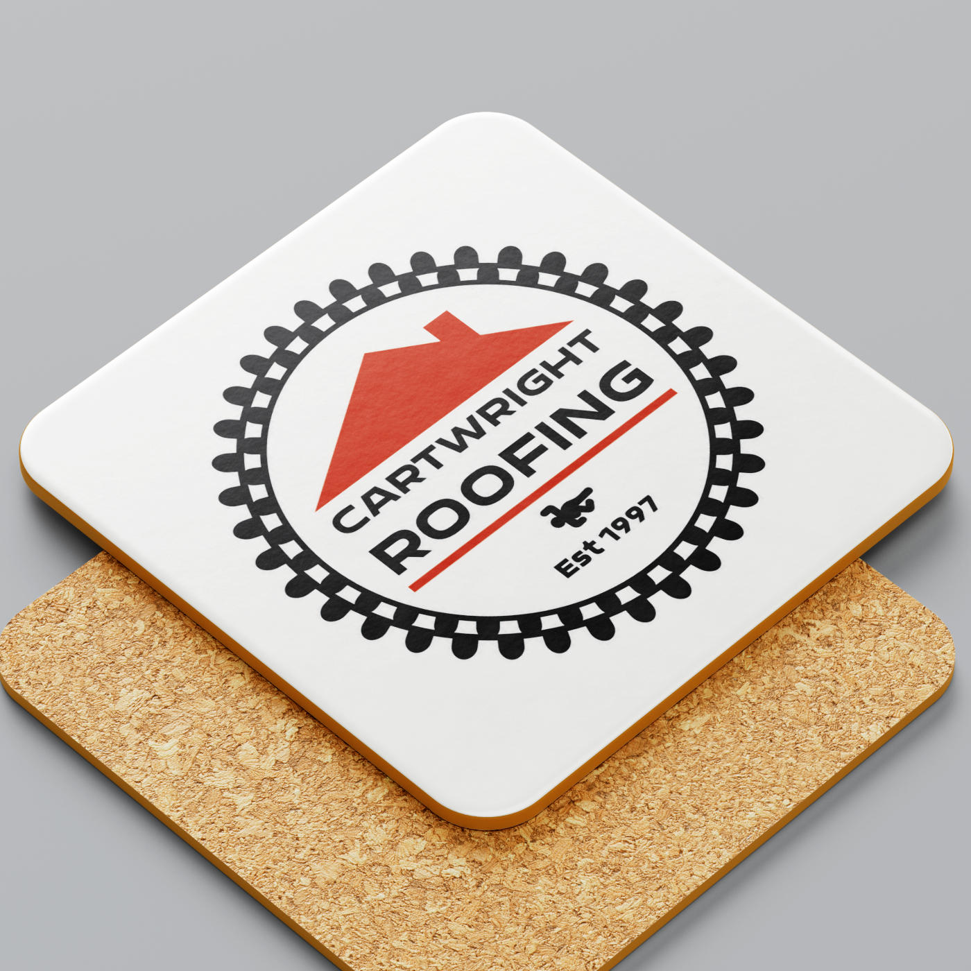 Cartwright Roofing Coaster