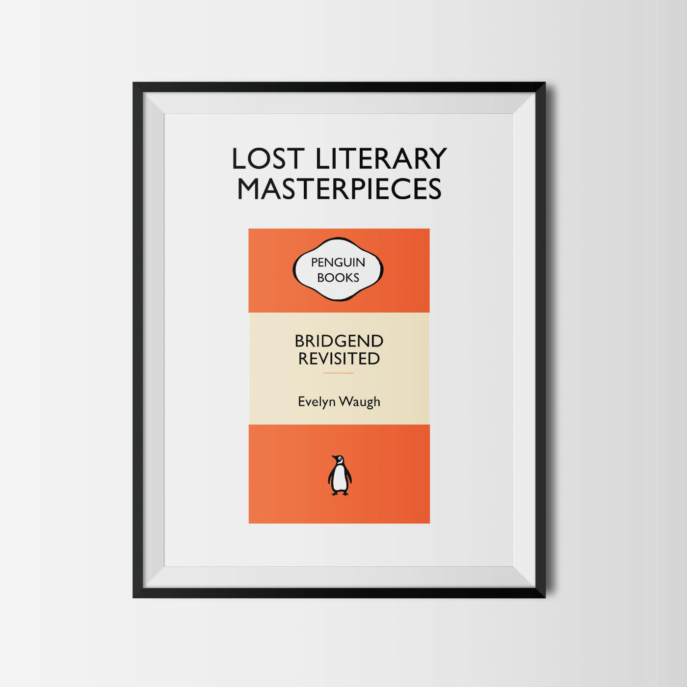 Evelyn Waugh 'Bridgend Revisited' Poster
