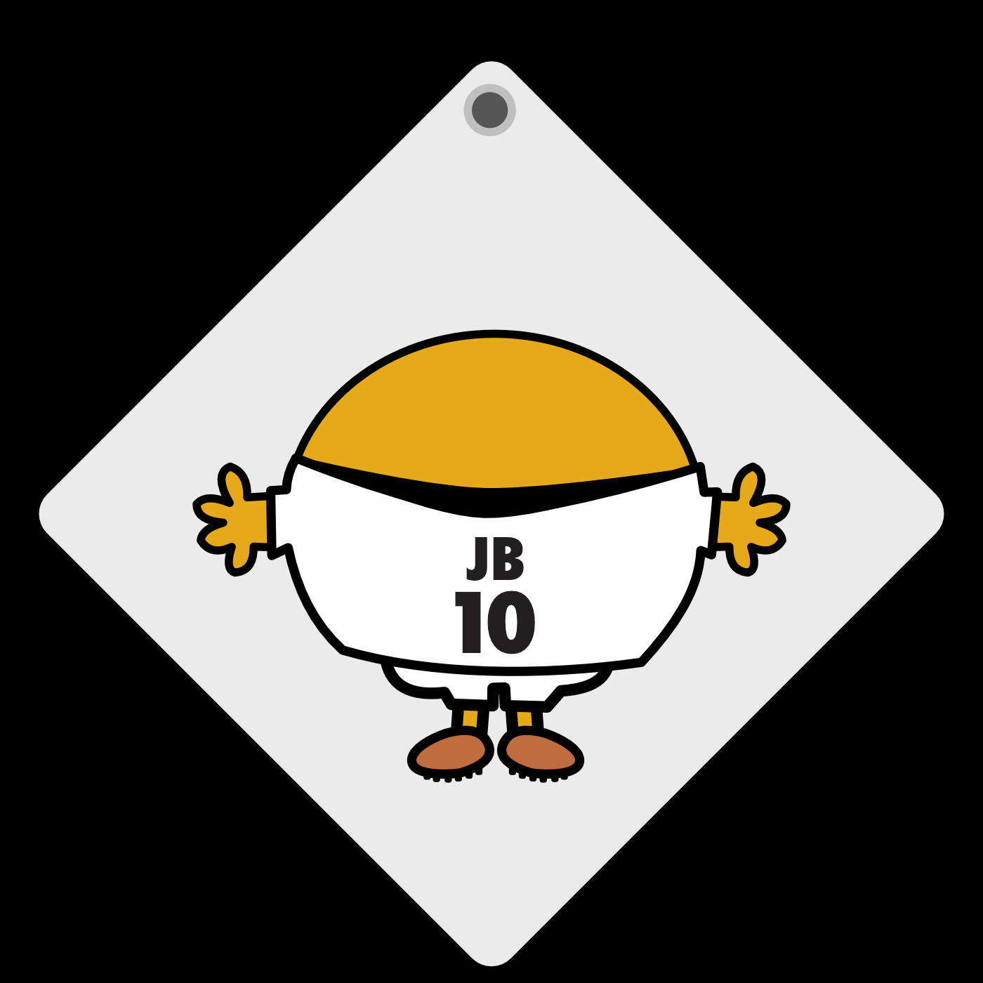 Mr JB Car Sign or Sticker