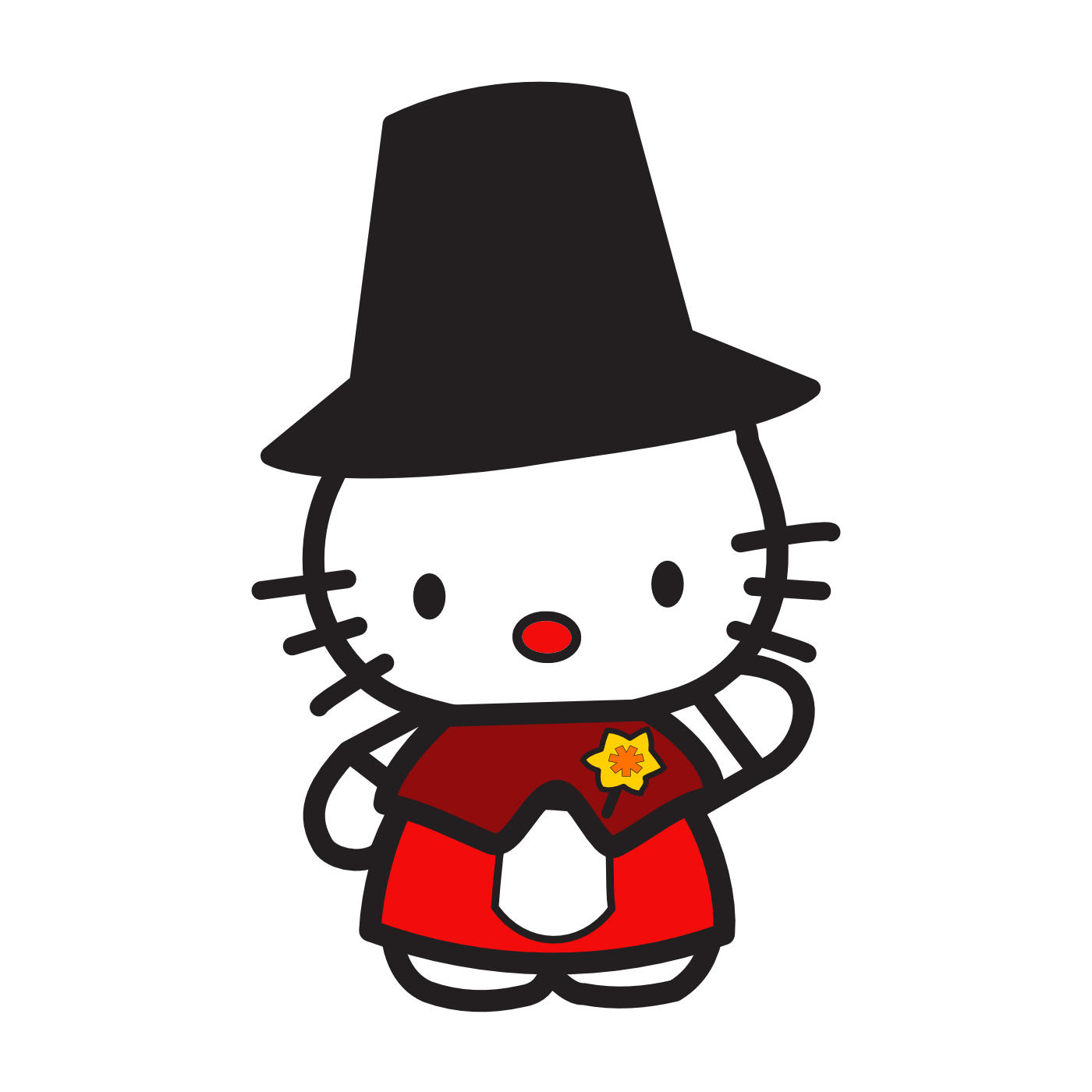 Welsh Lady Kitty Car Sign or Sticker