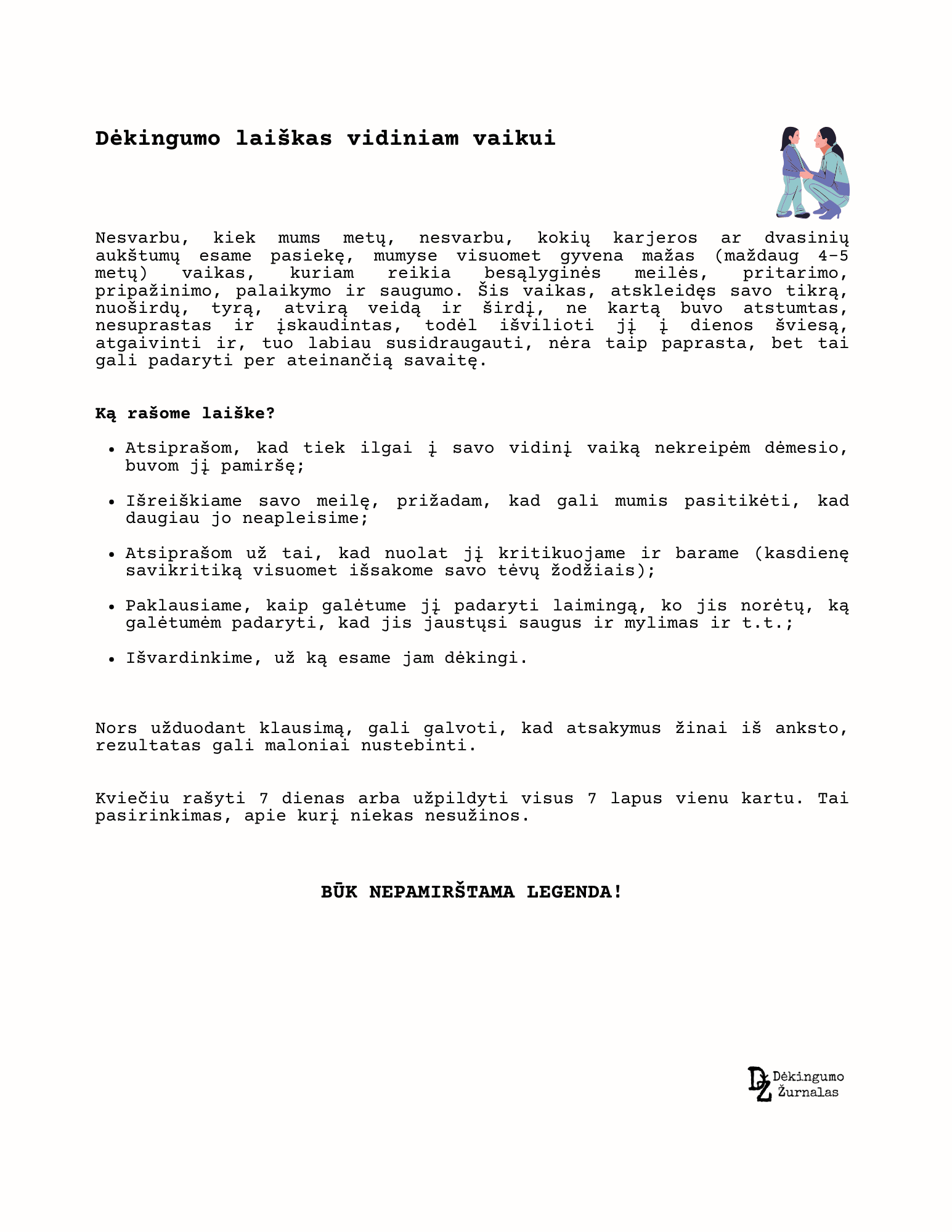 7 terapiniai dėkingumo laiškai. 85 psl. II-a DĖKINGUMO ŽURNALO dalis (.pdf versija)
