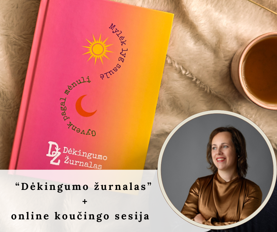 "Dėkingumo žurnalas" + koučingo sesija