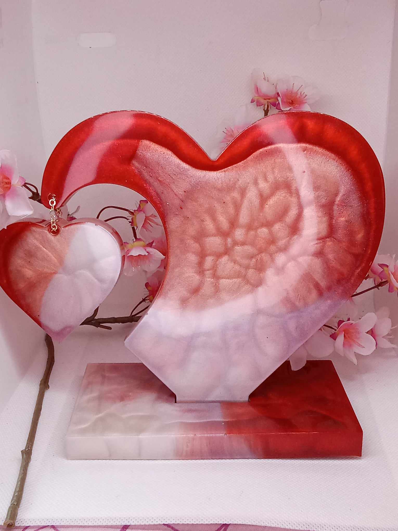 Double coeur sur commande pour d'autre coloris