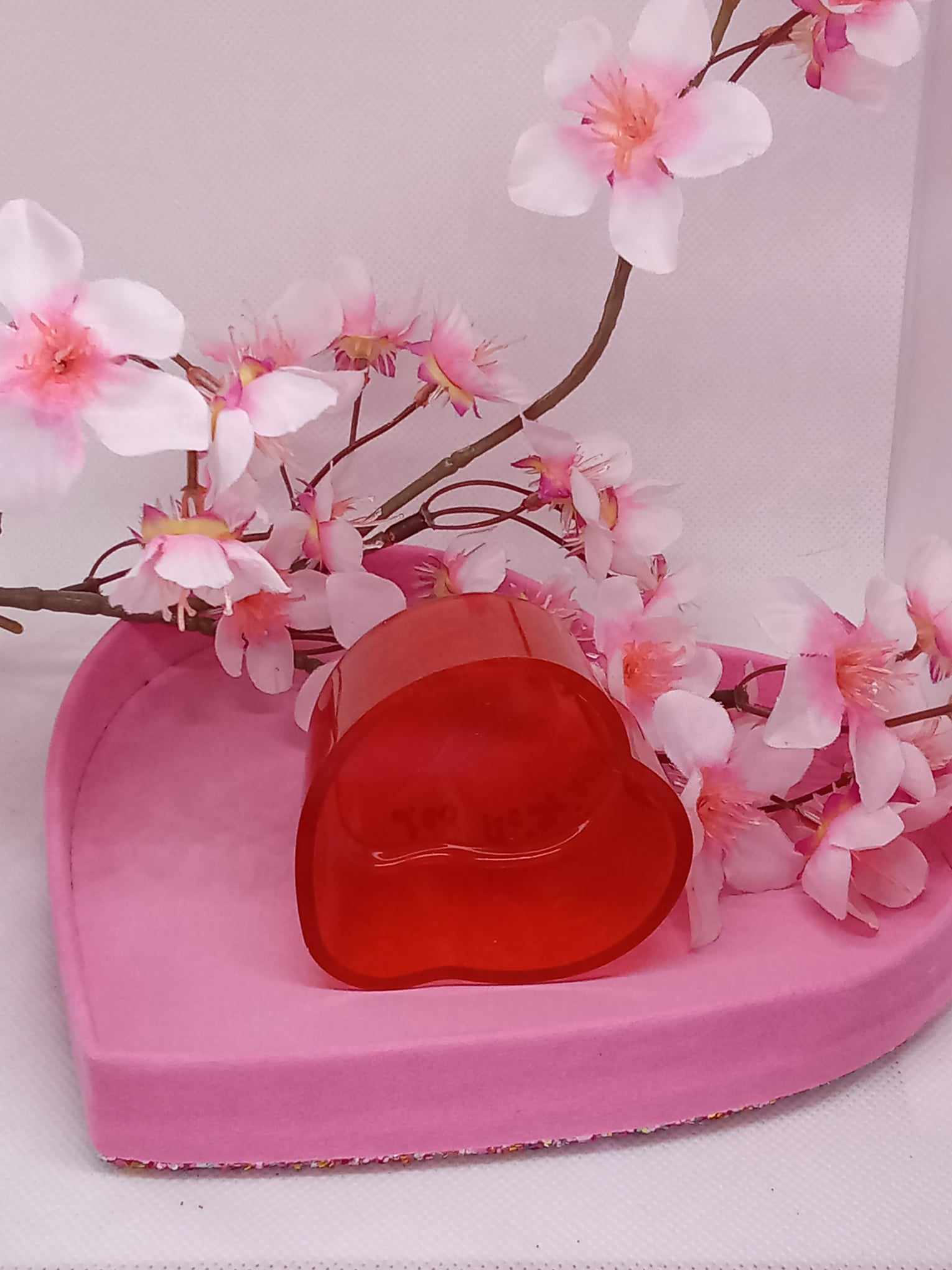 Mini vide pocherouge coeur original