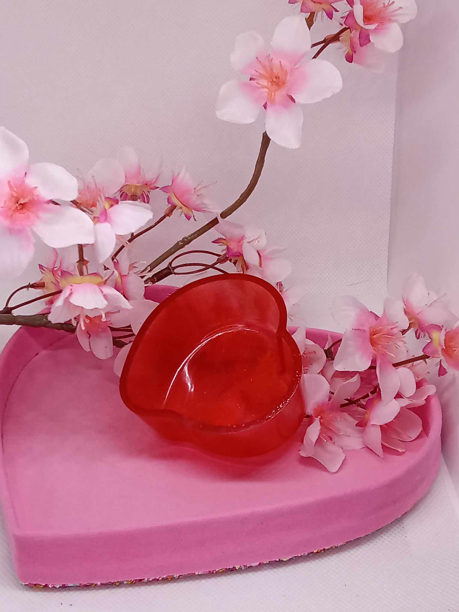 Mini vide pocherouge coeur original 