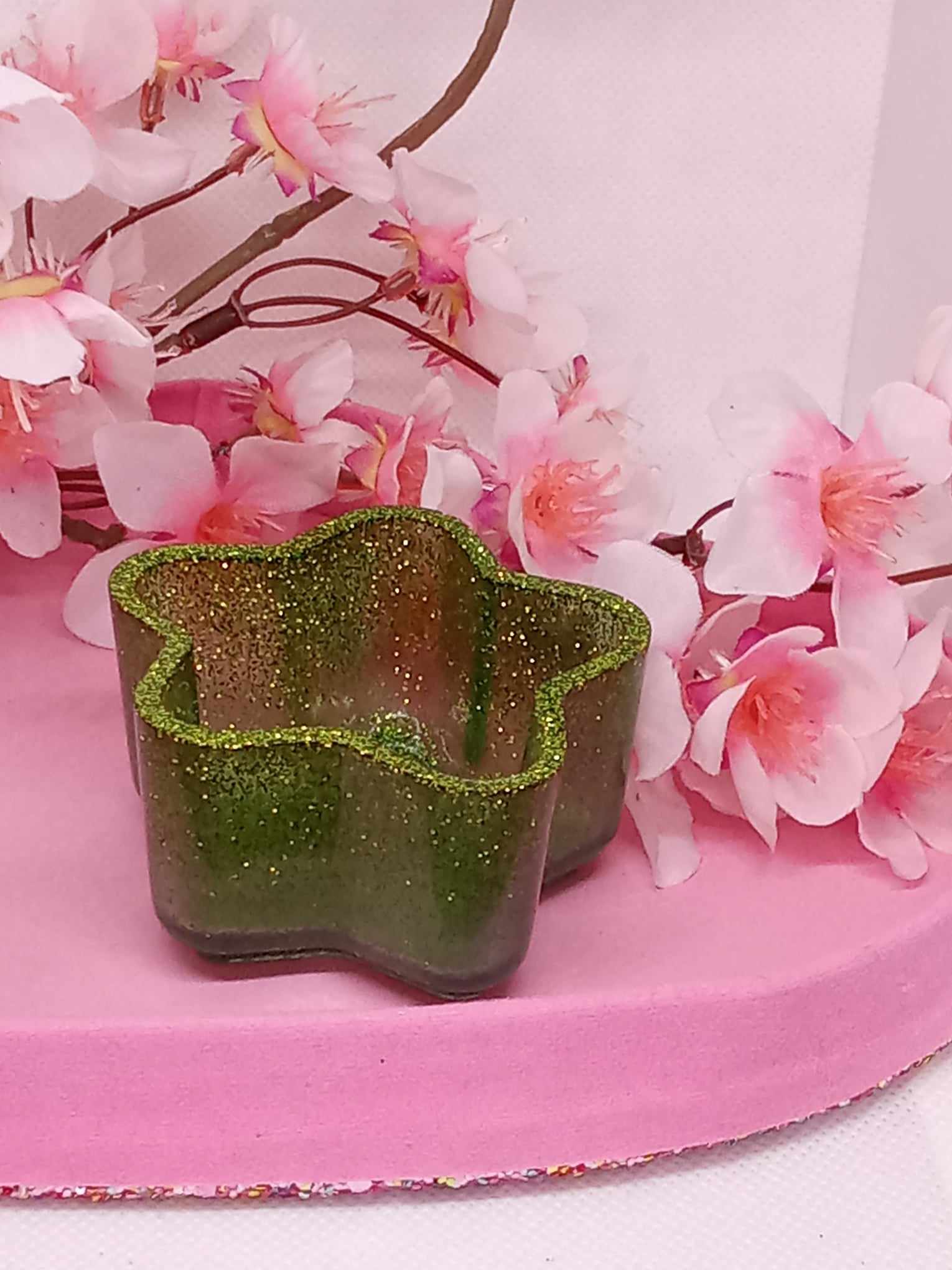 Mini vide poche étoile verte