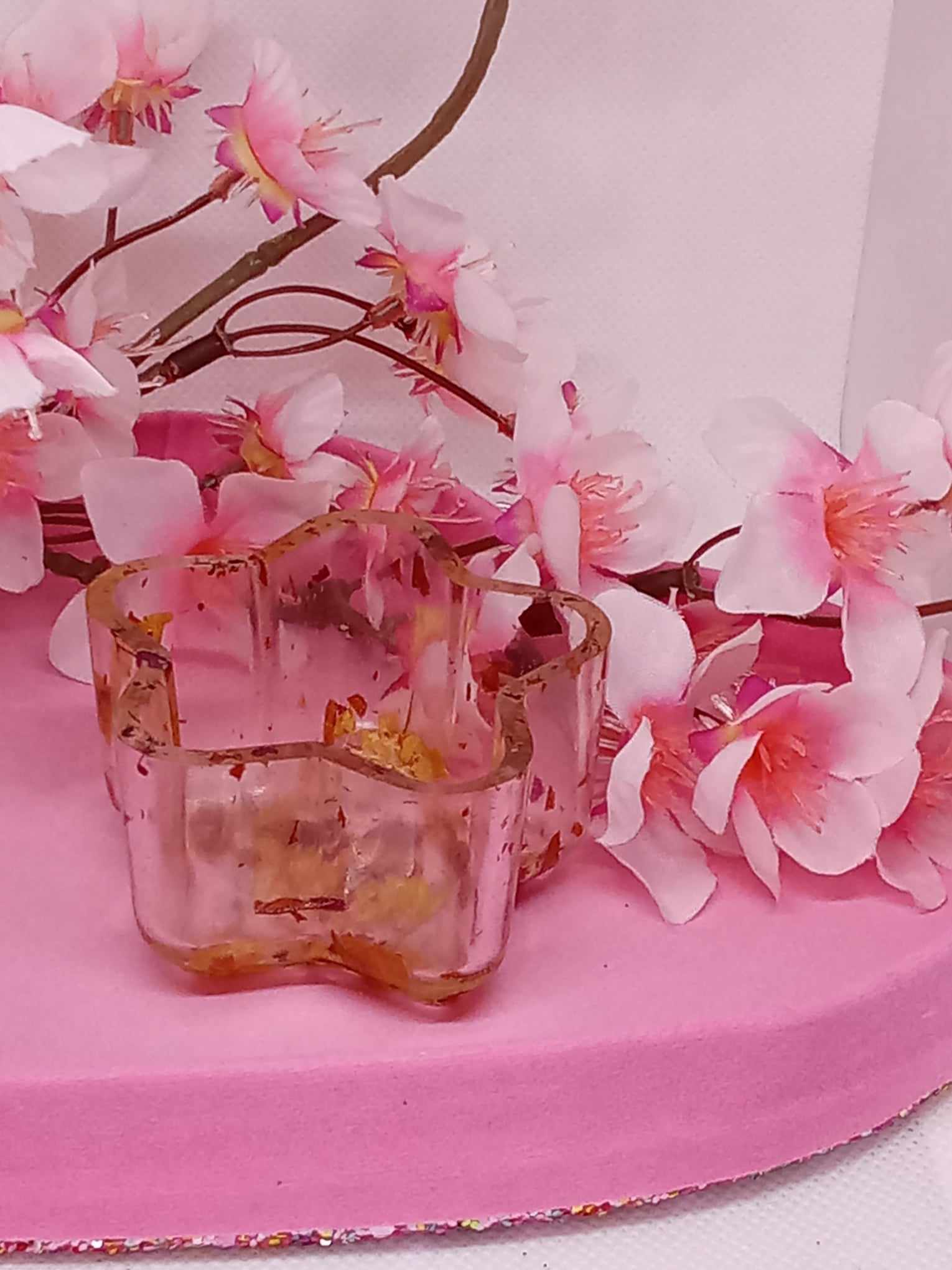 Mini vide poche étoile fleurs séchées