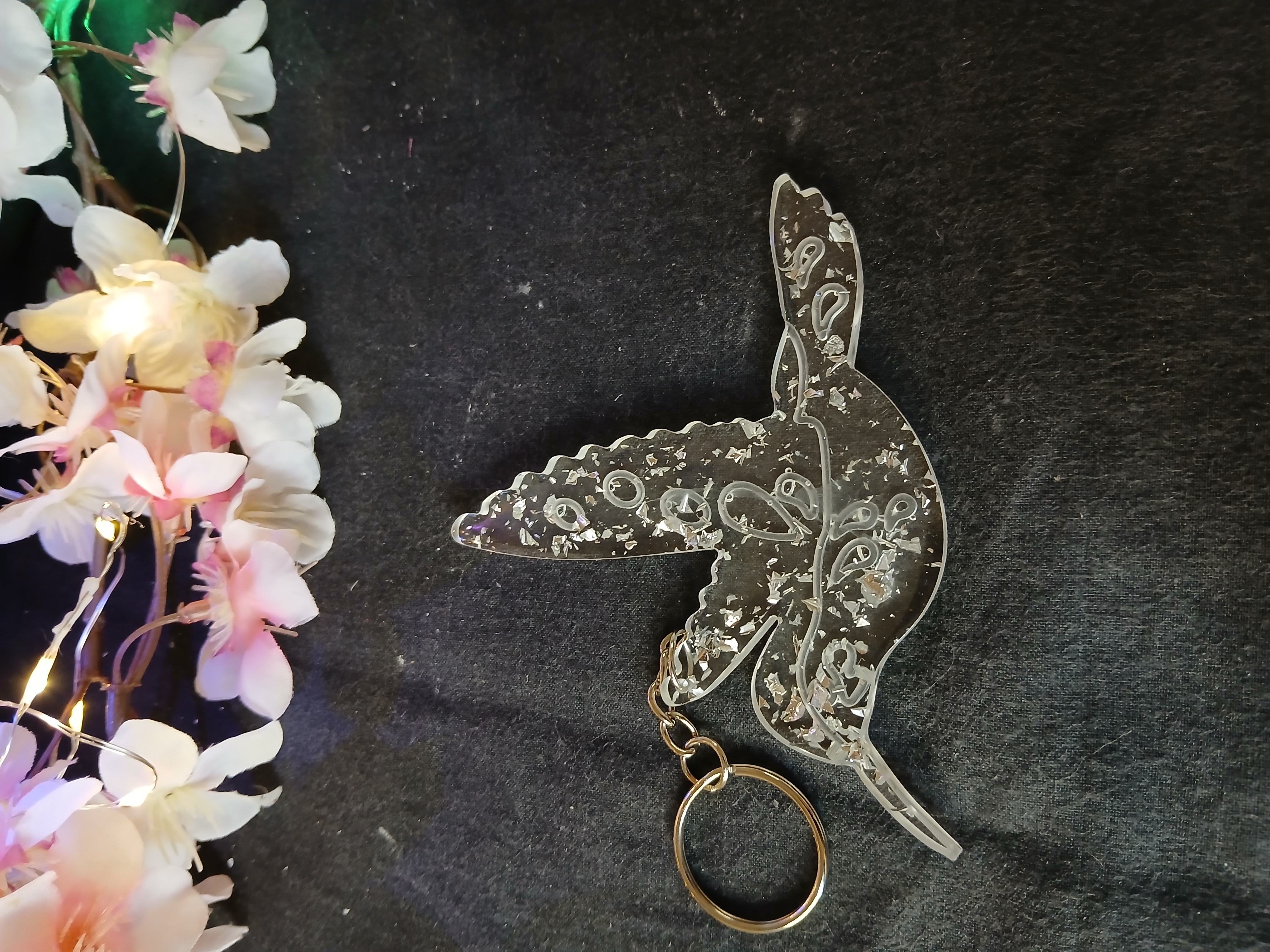 Porte clé ou bijoux de sac oiseau