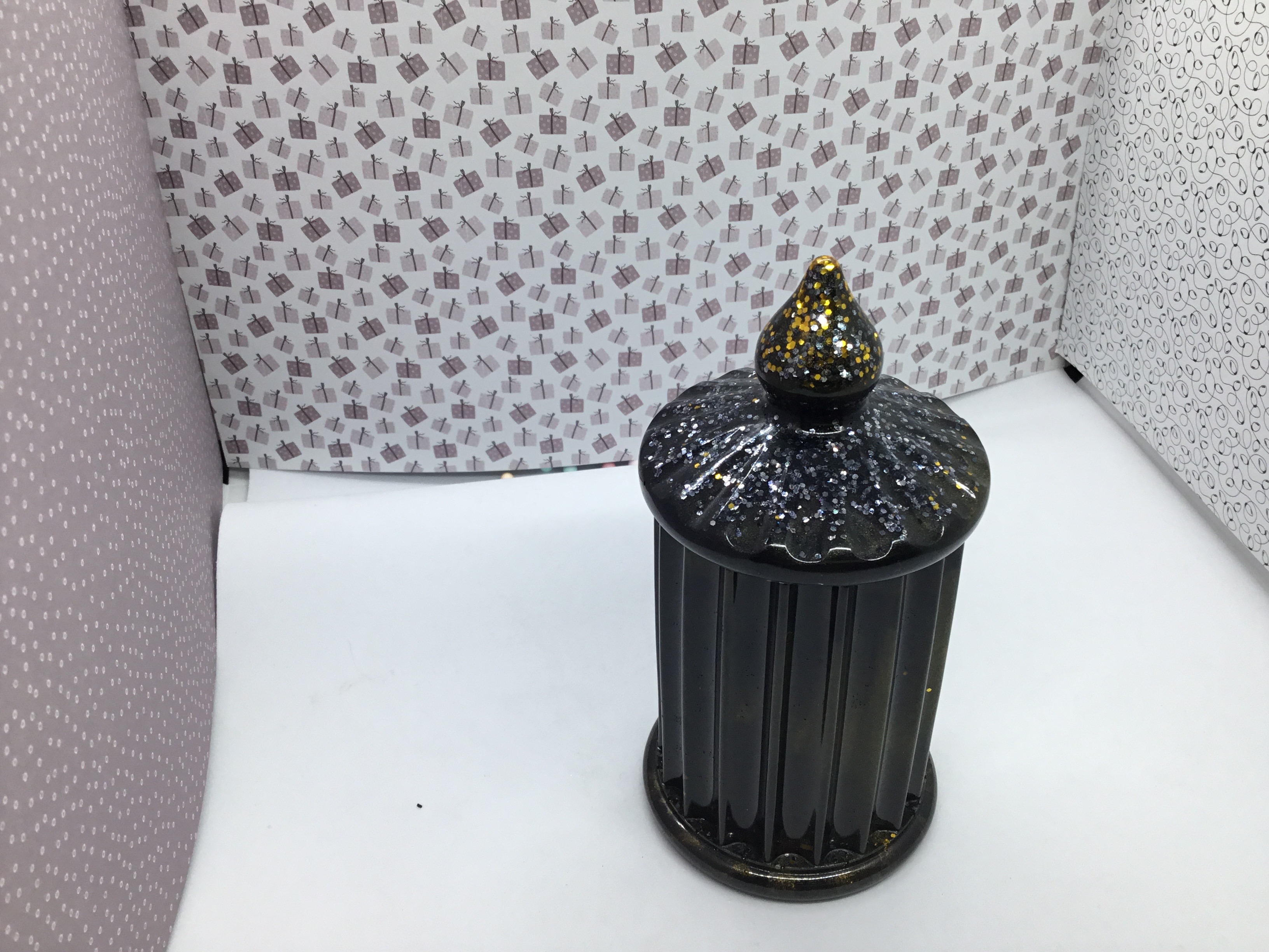 Pot de rangement décoratif