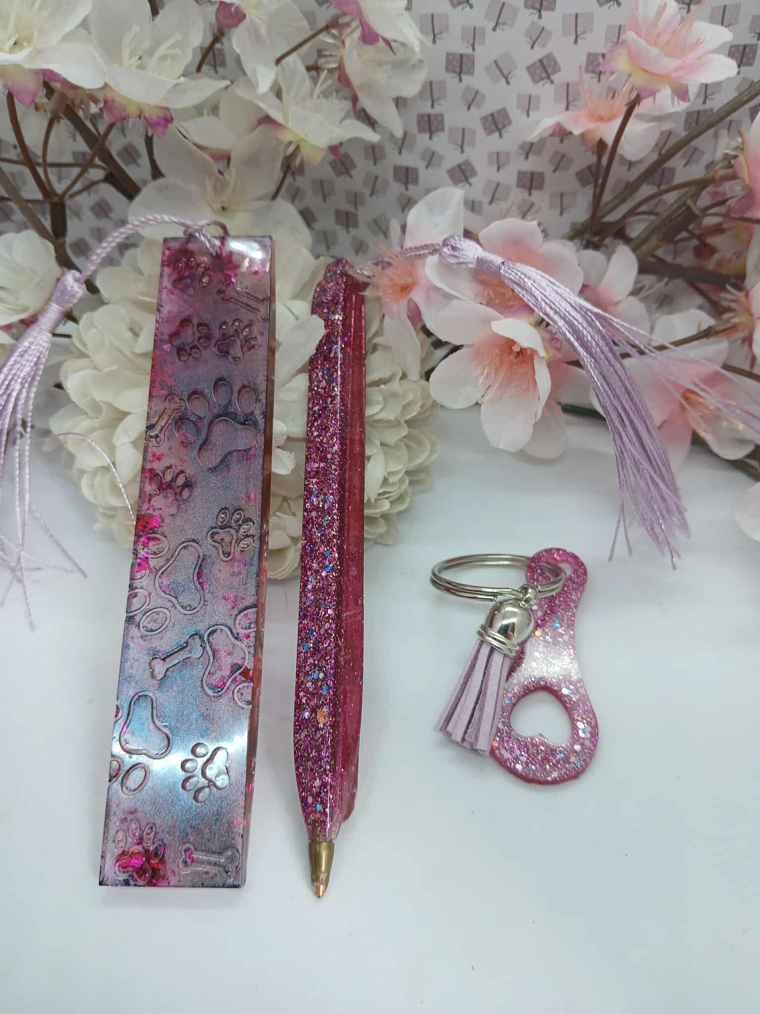 Ensemble d'accessoires de bureau scintillants N°4