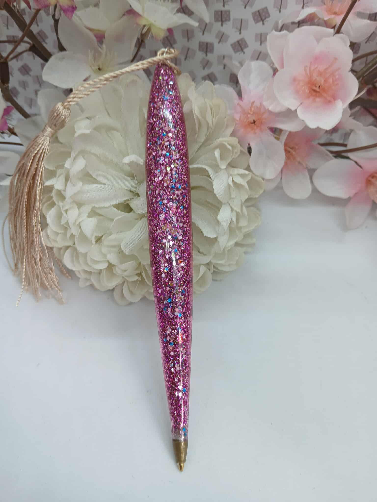 Ensemble de bureau pailleté rose N°2