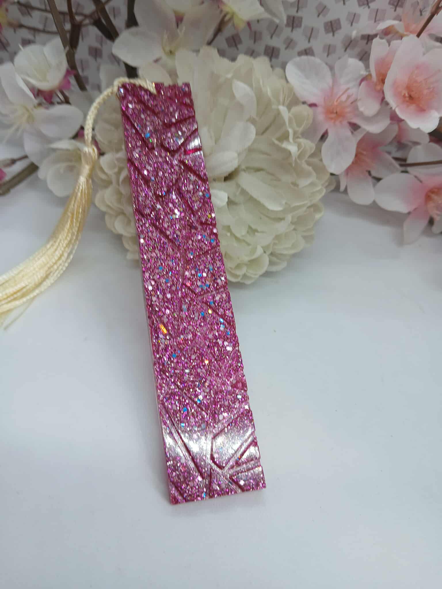 Ensemble d'écriture pailleté rose N°3