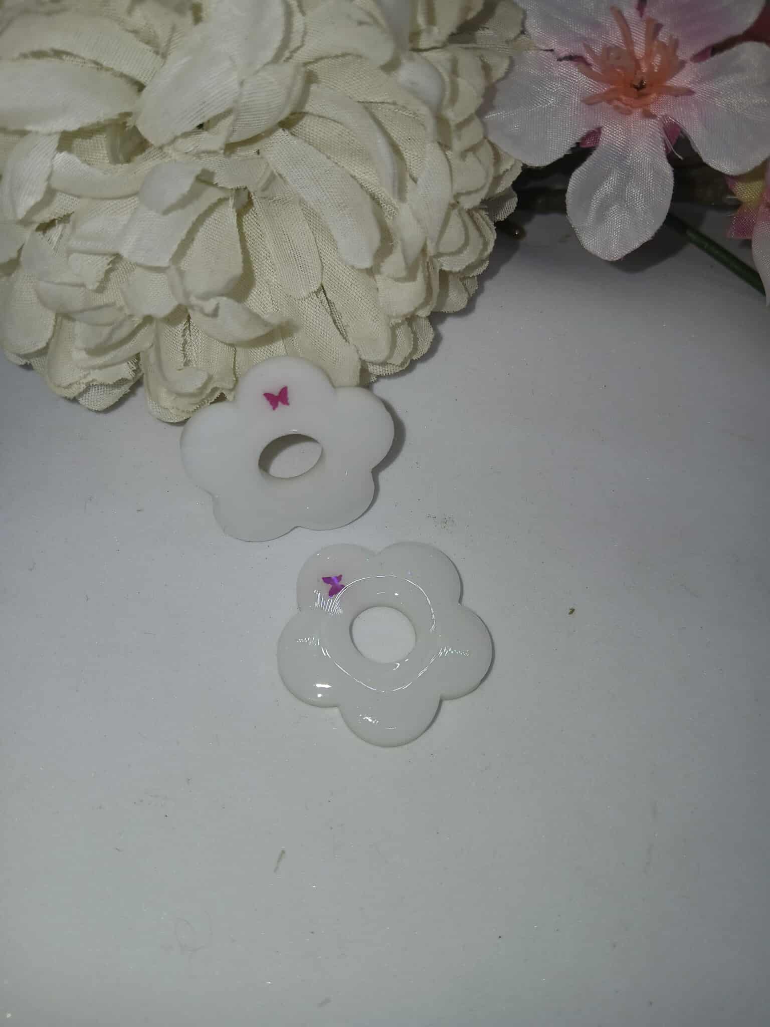 Boucles d'oreilles en forme de fleur 5 pétales N°3