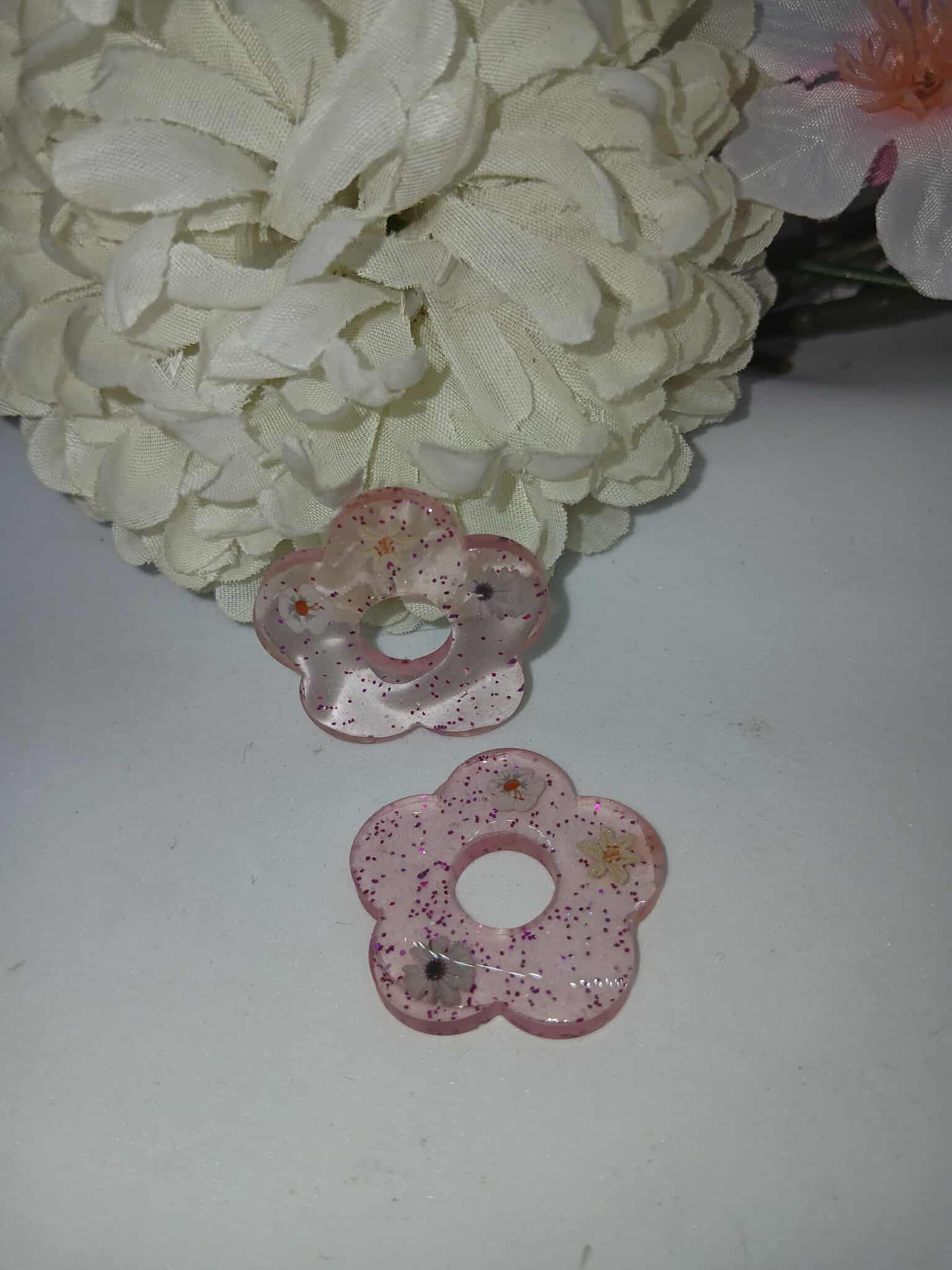Boucles d'oreilles en forme de fleur 5 pétales N°3