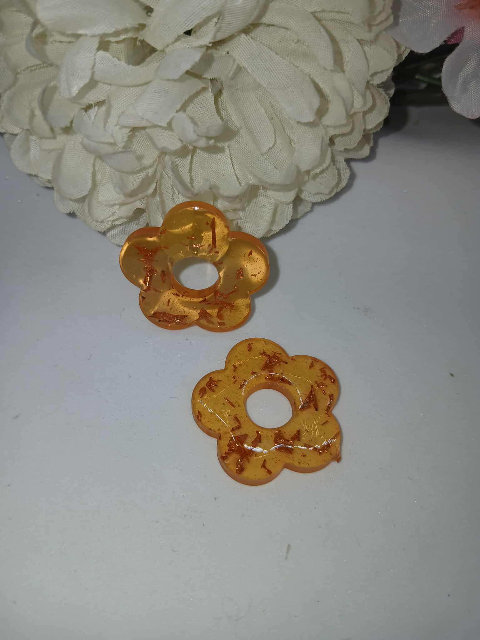 Boucles d'oreilles en forme de fleur 5 pétales N°3