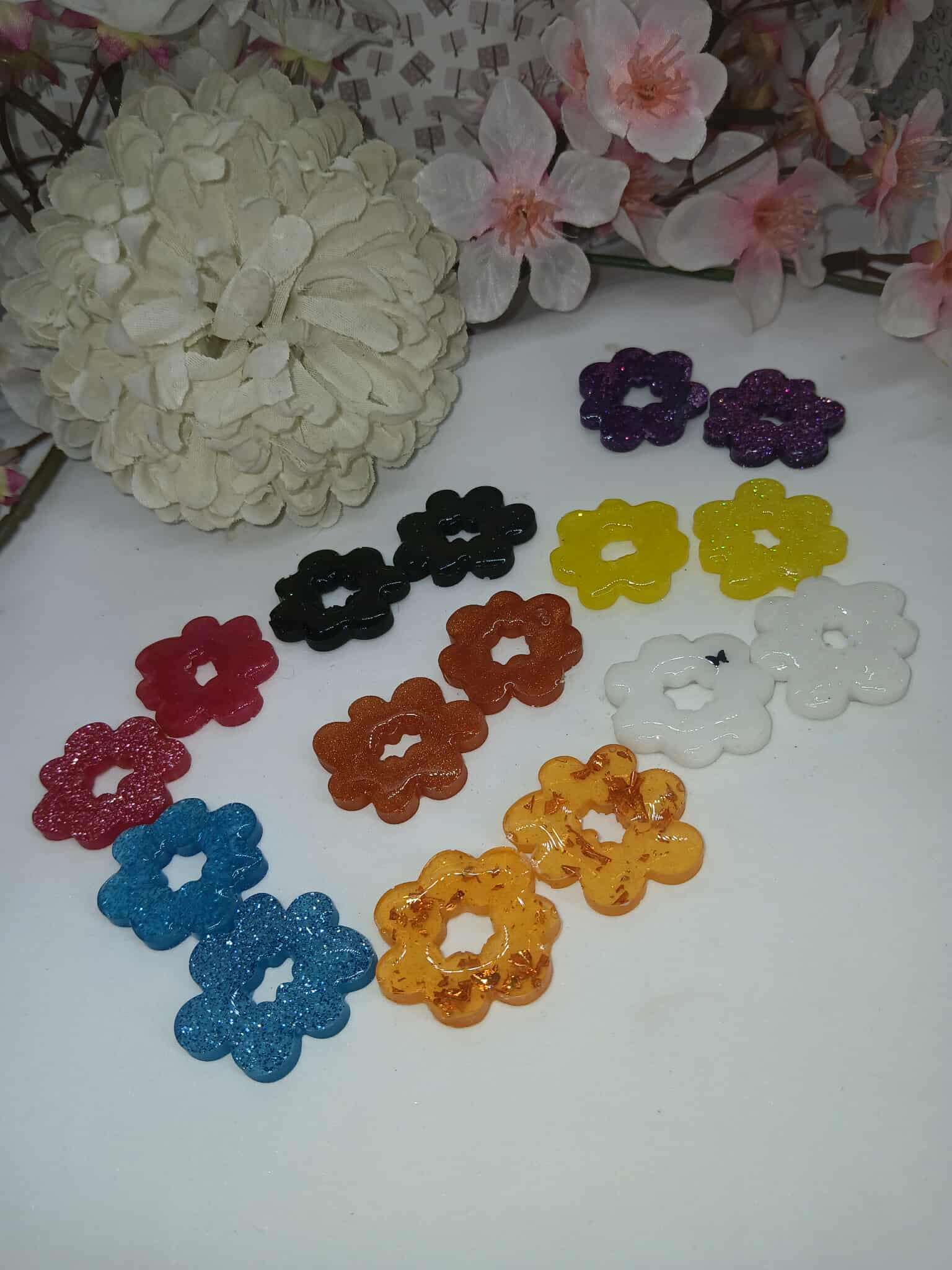Boucle d'oreilles nuage N°9 noir
