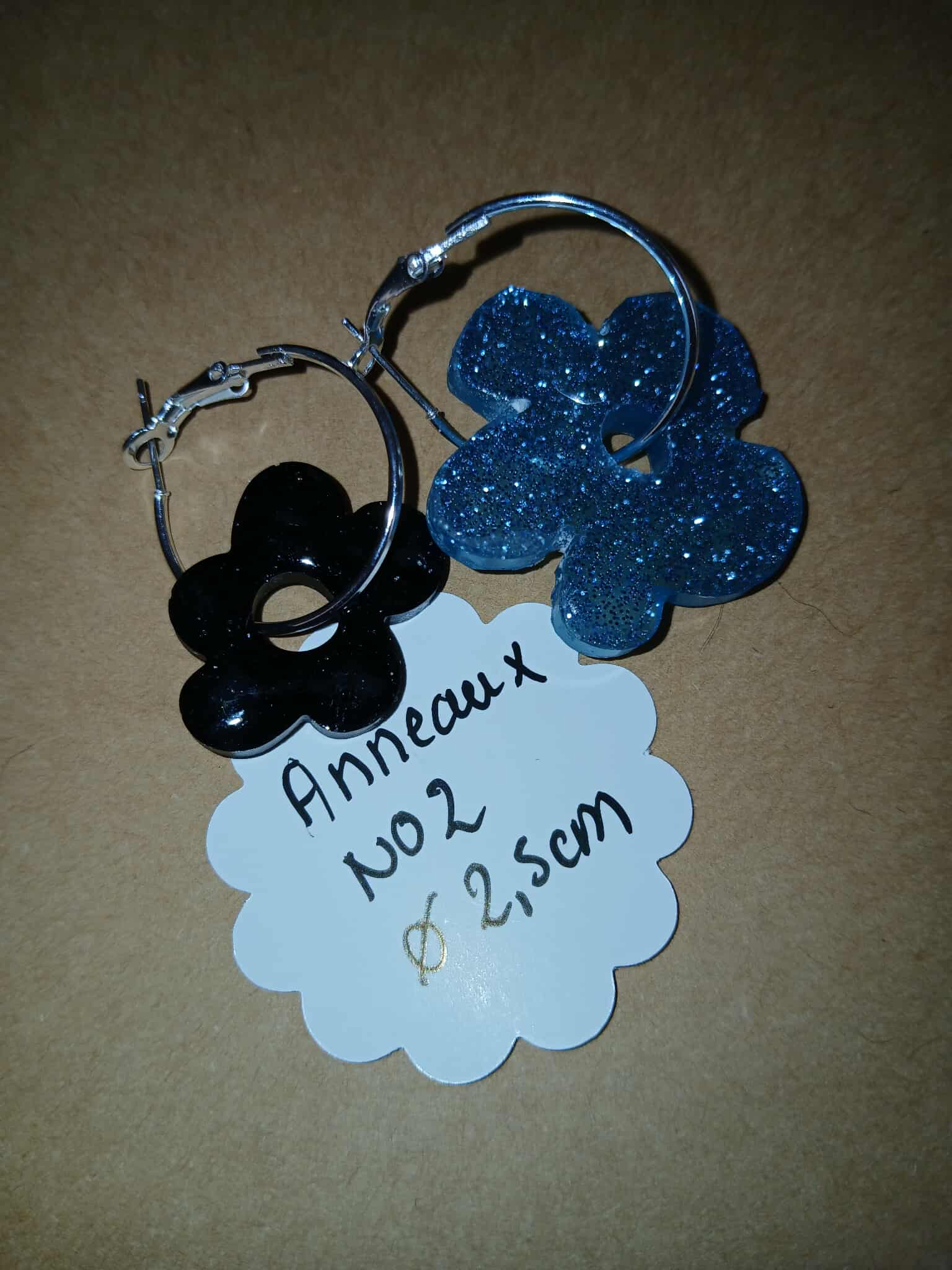 Anneaux Boucle d'oreille N°2 argenté