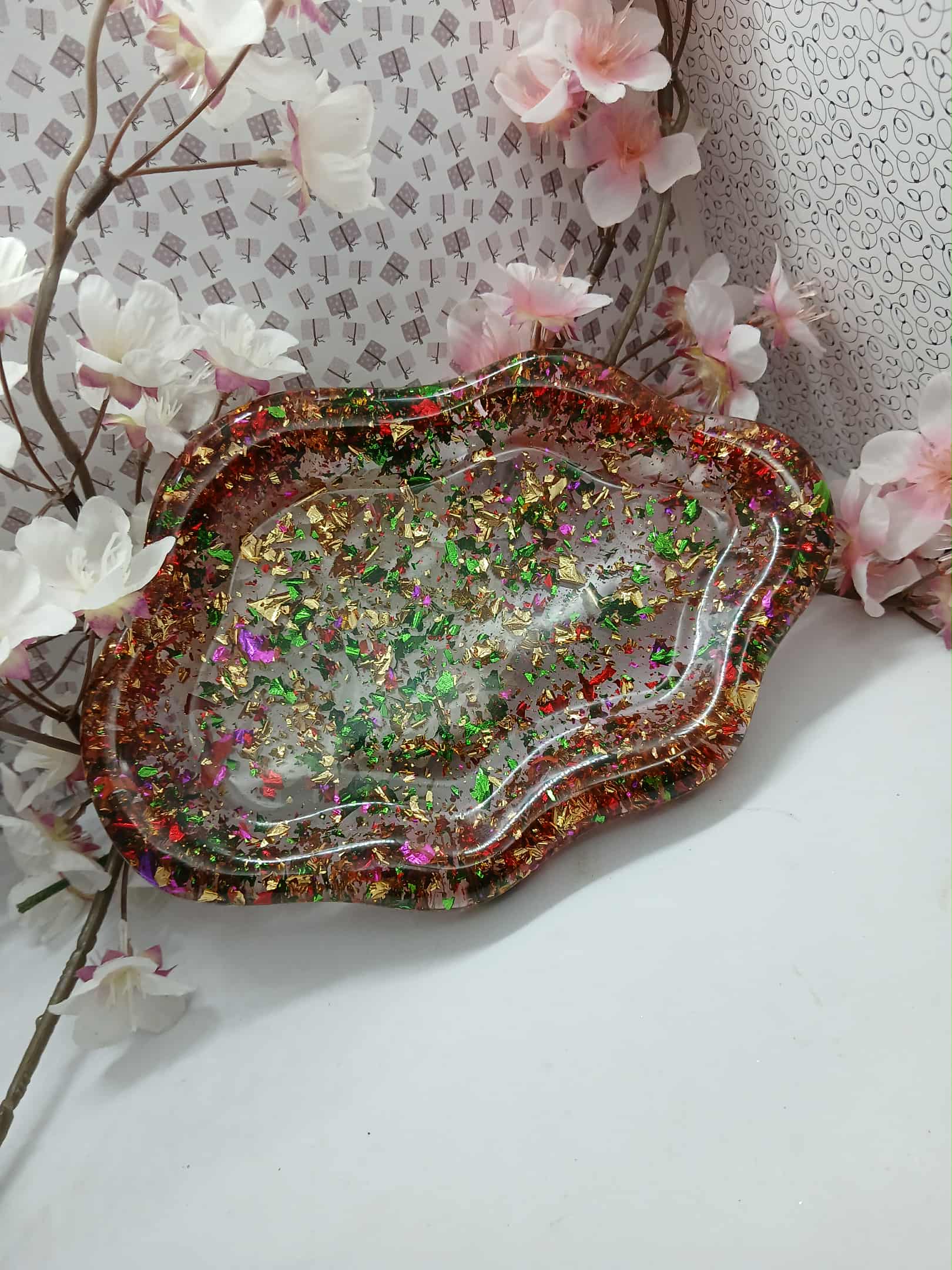 VIDE POCHE NUAGE décoratif en résine
