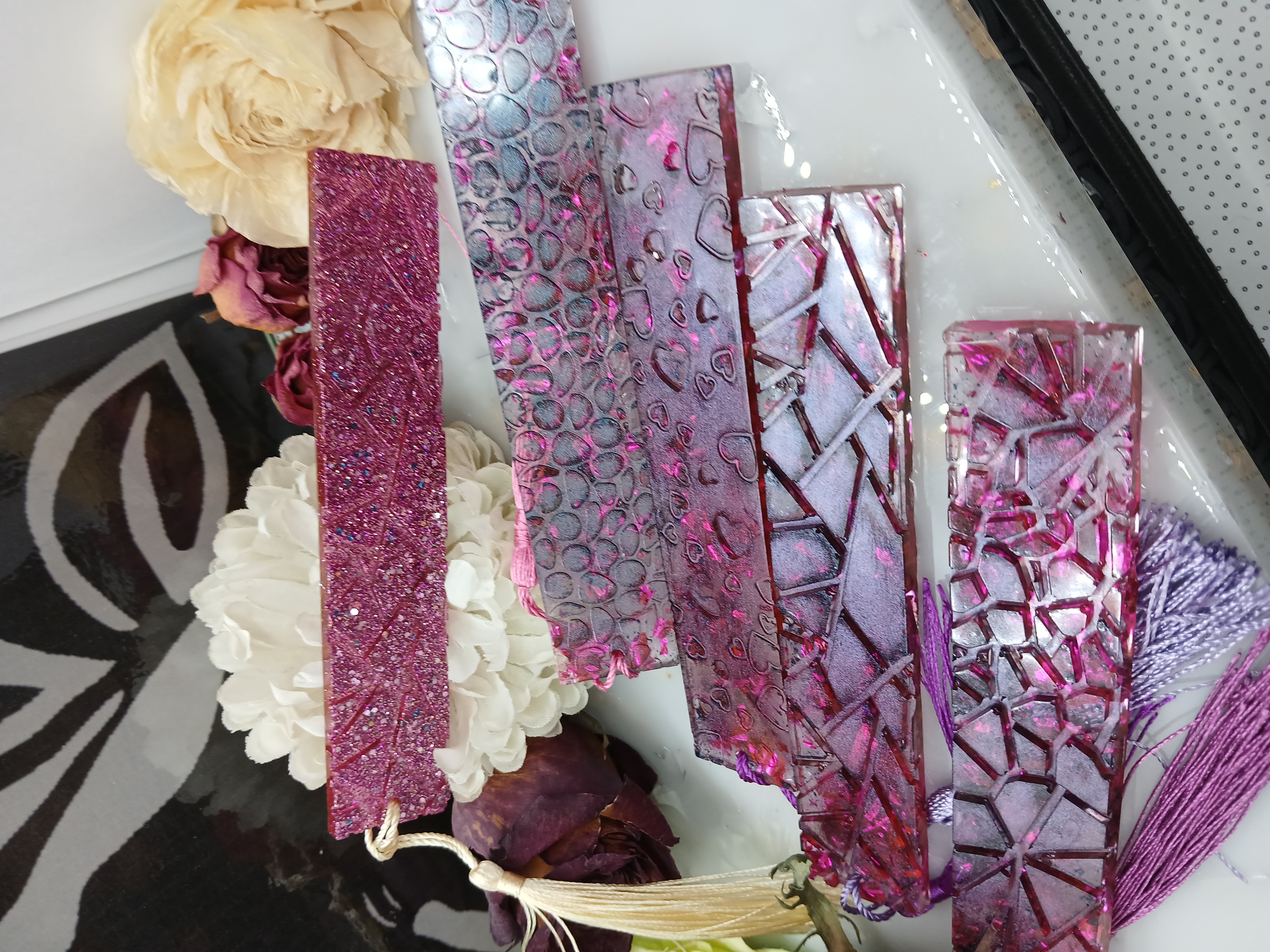 Marque-page en résine