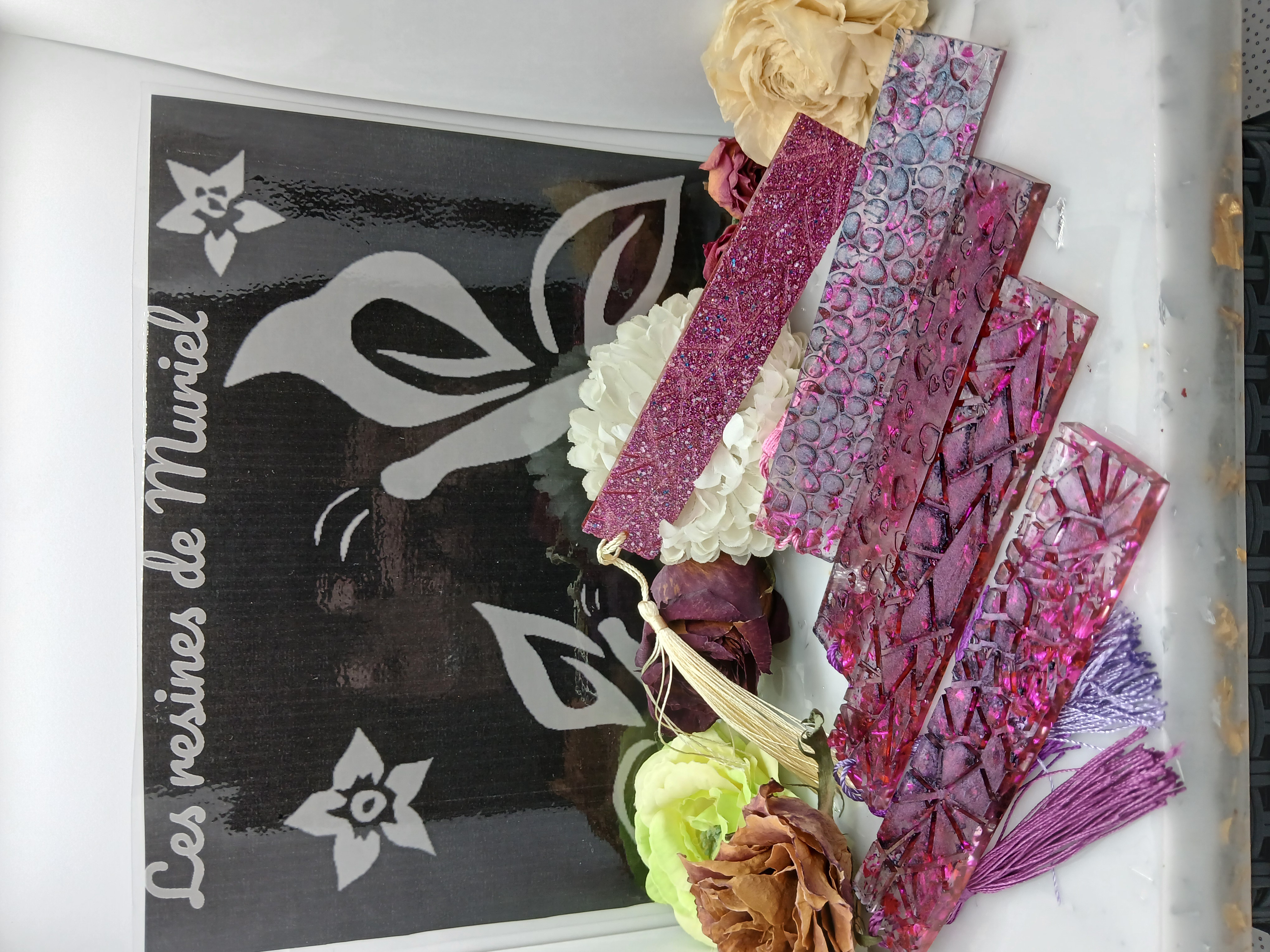 Marque-page en résine