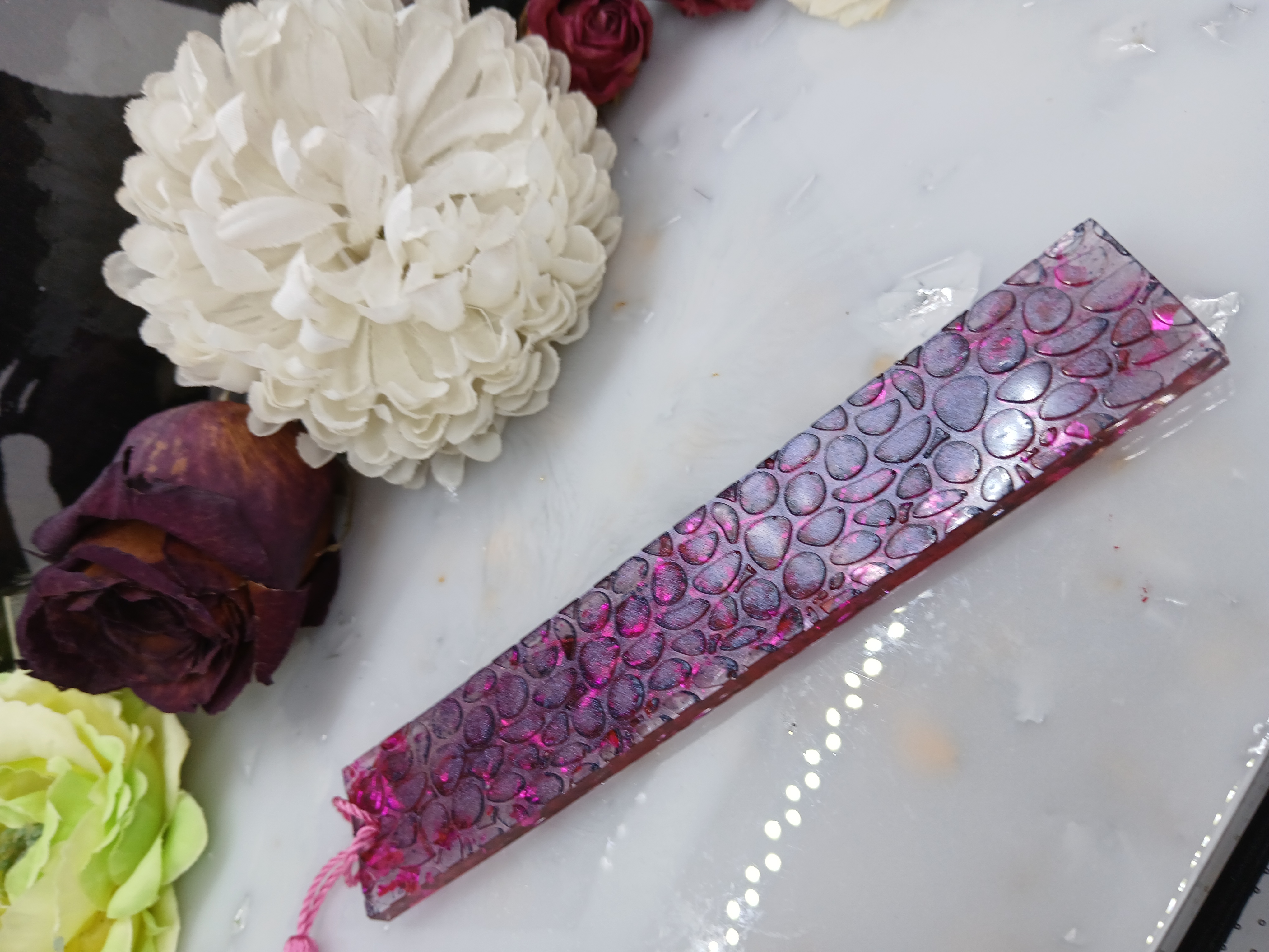 Marque-page en résine