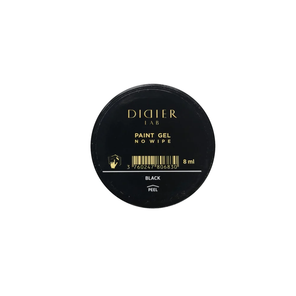 DIDIER Lab Paint gel, No wipe BLACK, 8ml