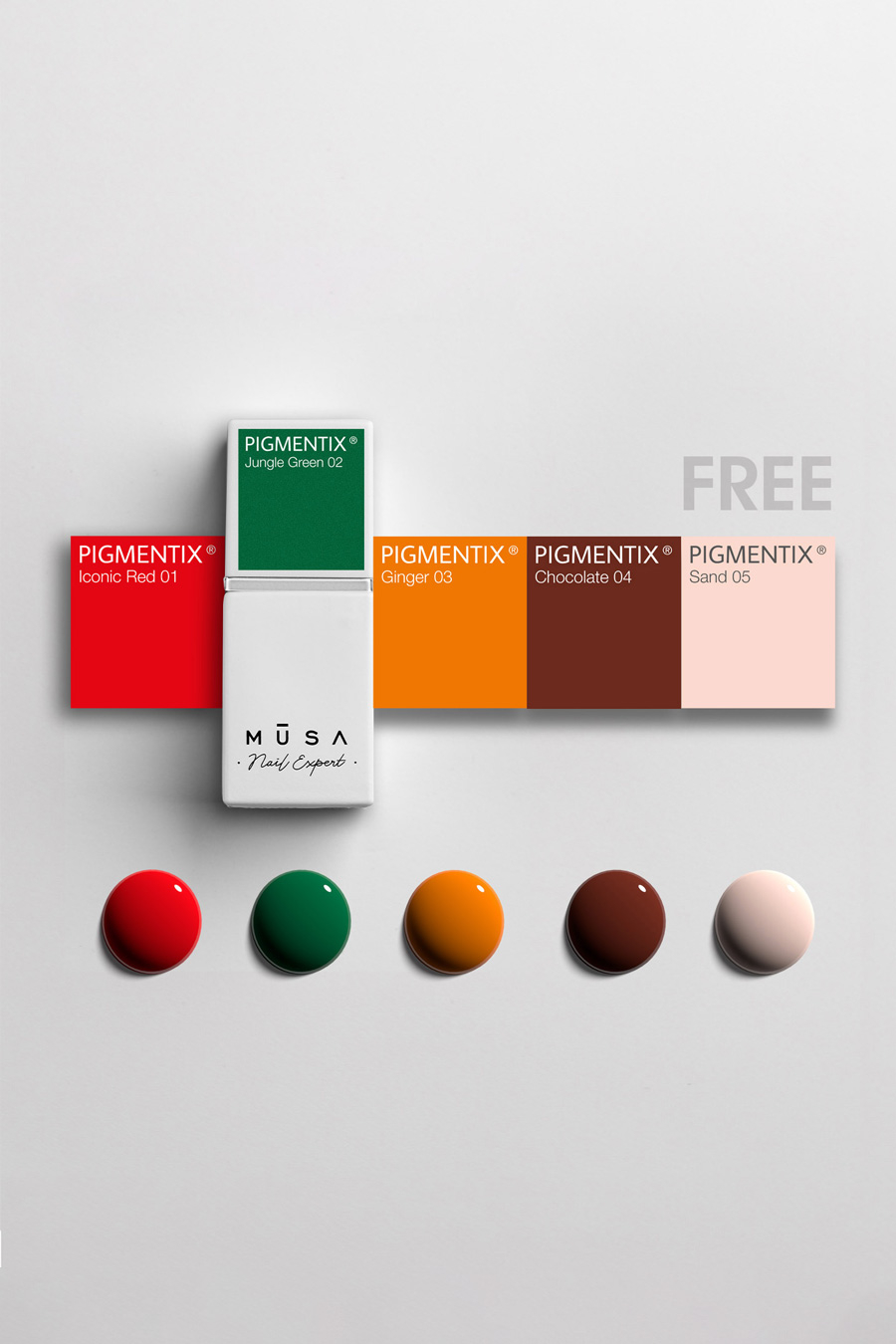 MUSA NAILS Pigmentix collection The New Muse