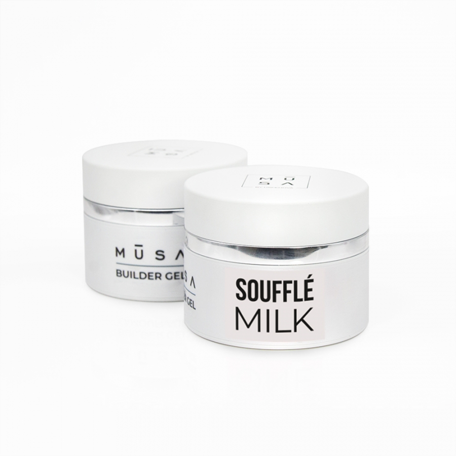 MUSA NAILS Soufflè Gel (Peach, Milk)