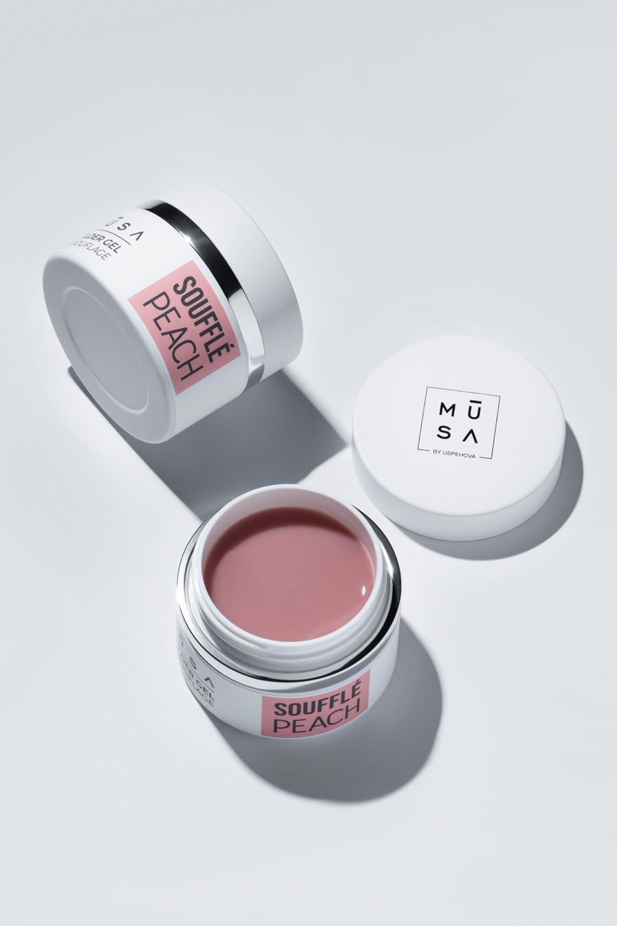 MUSA NAILS Soufflè Gel (Peach, Milk)