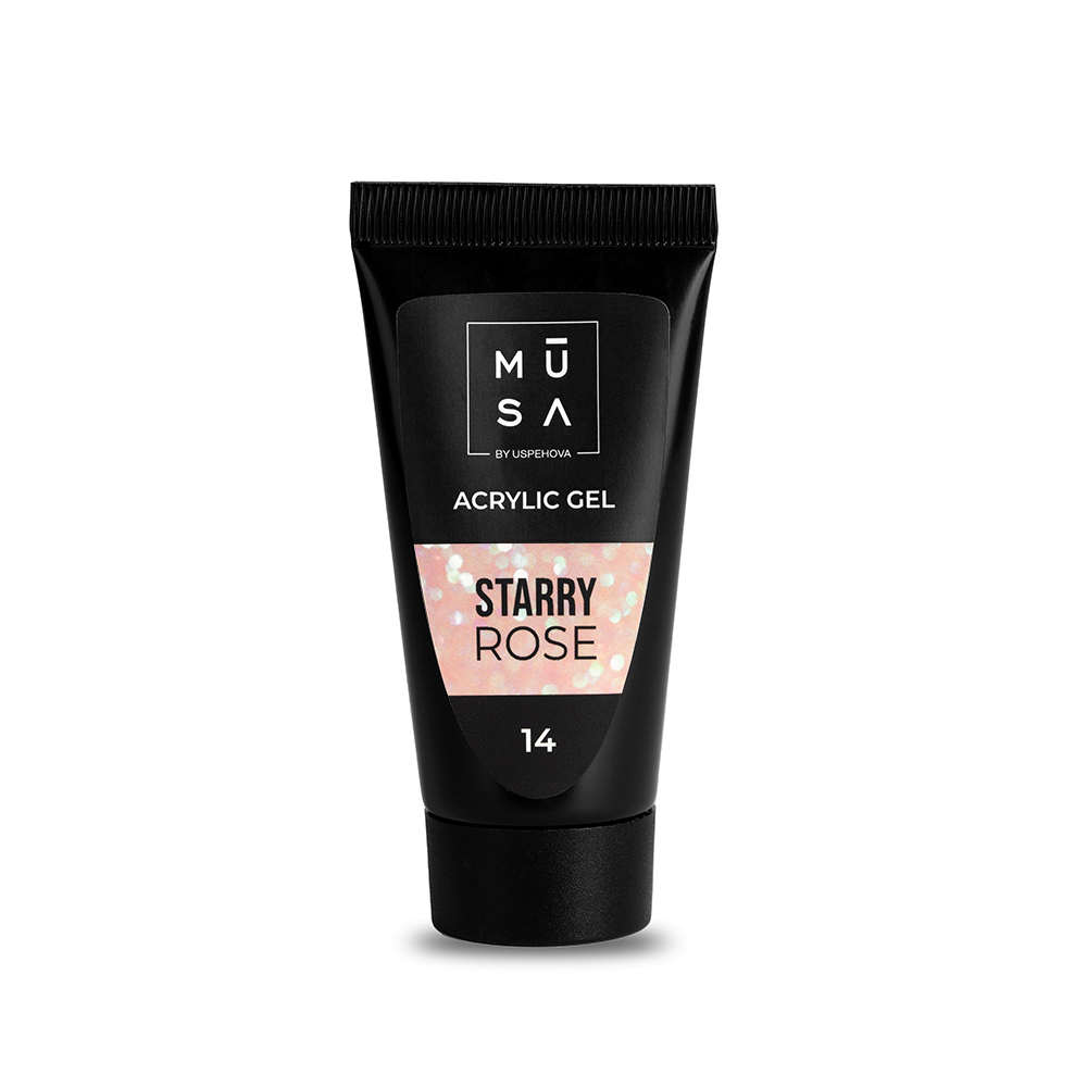 MUSA NAILS Acrylic gel STARRY ROSE 14 - 35ml